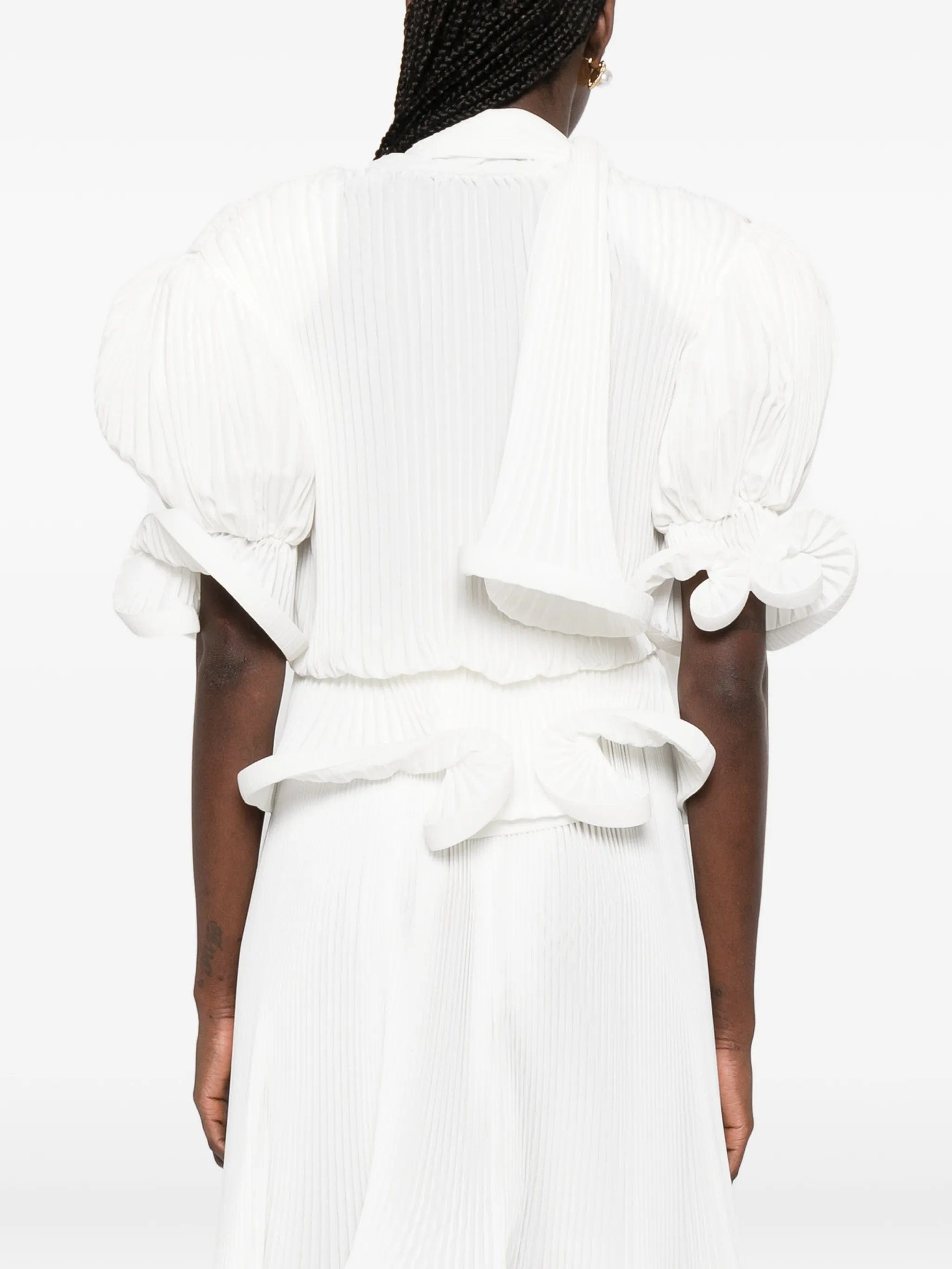 Rowen Rose puffy - sleeve blouse