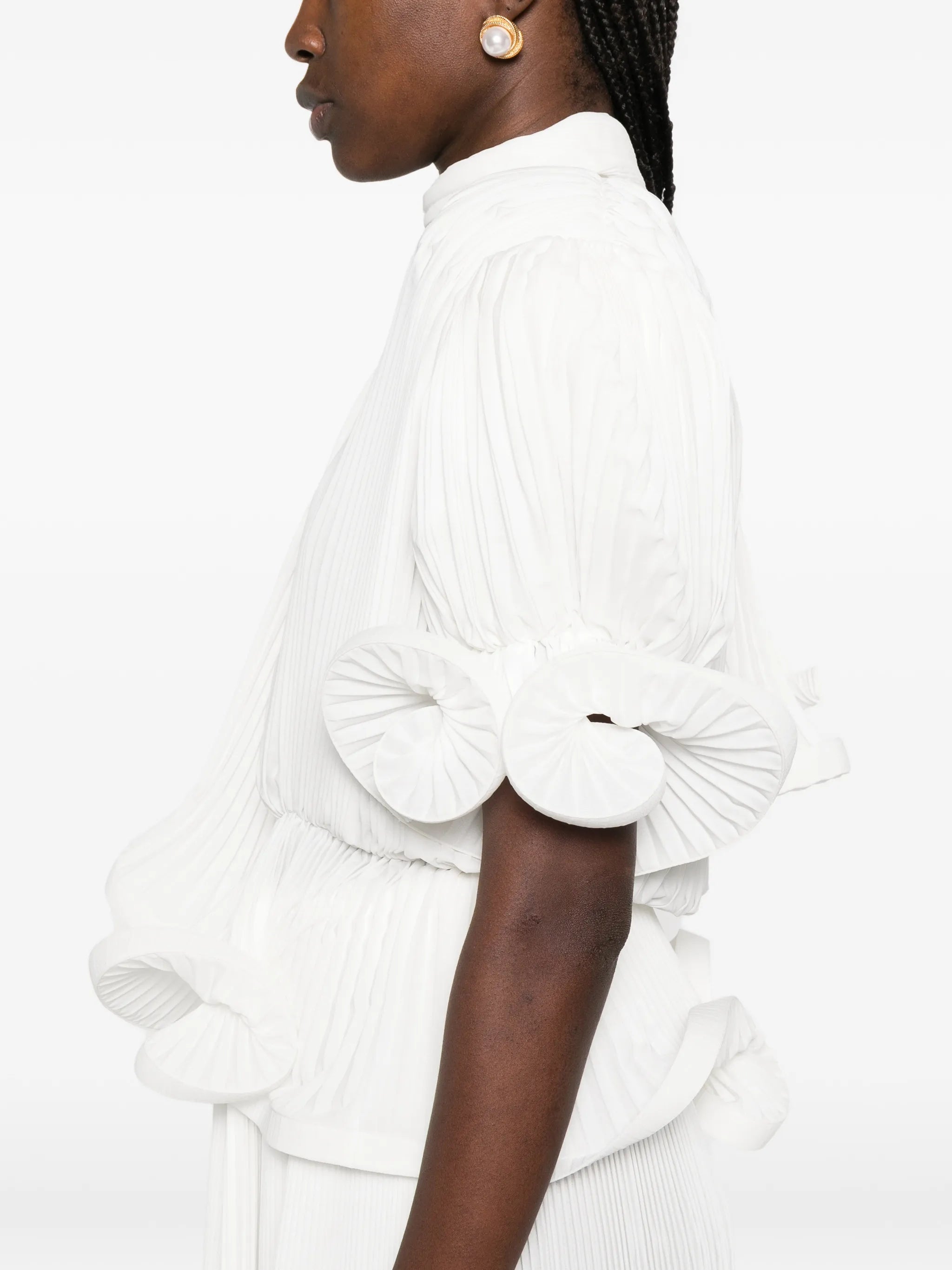 Rowen Rose puffy - sleeve blouse
