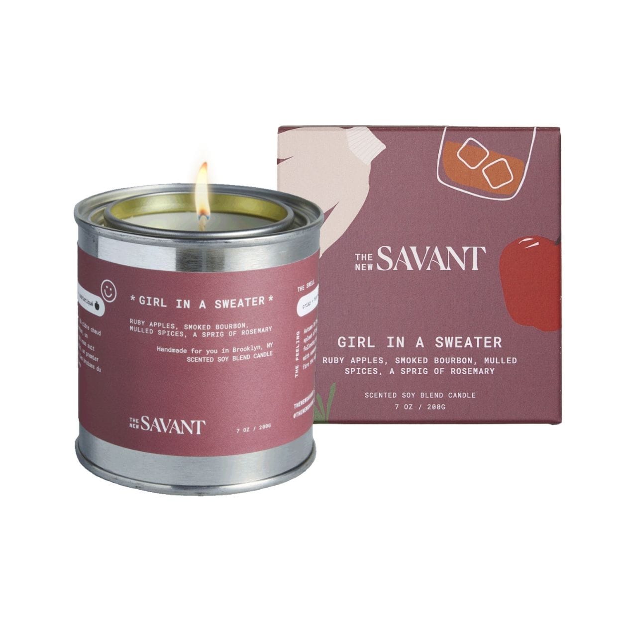 The New Savant Girl in a Sweater Candle