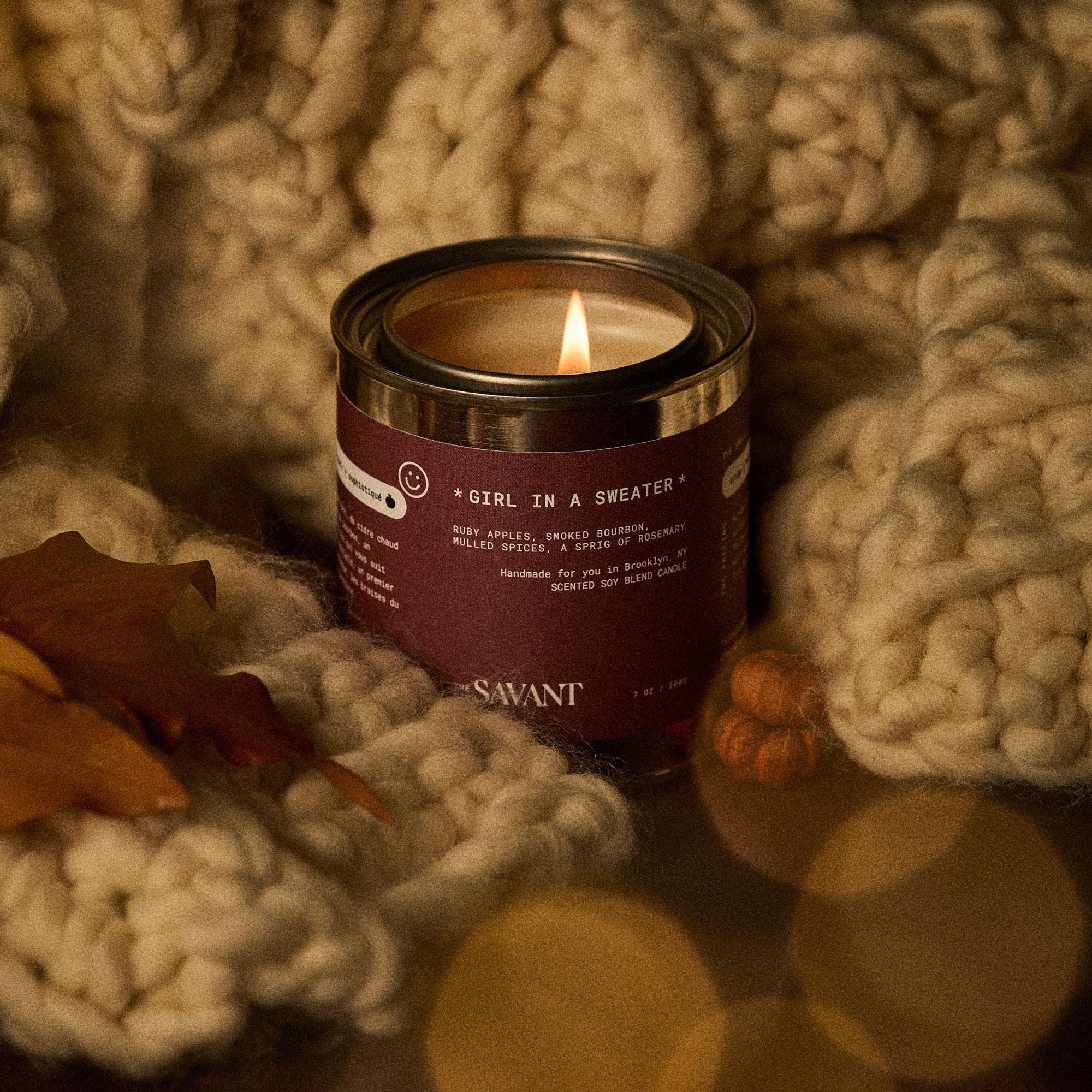 The New Savant Girl in a Sweater Candle