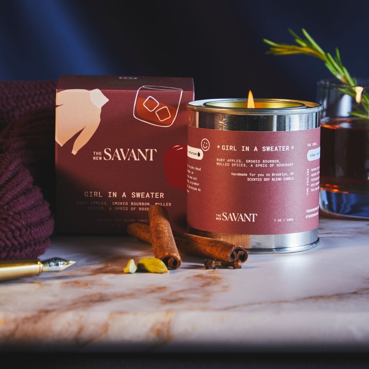 The New Savant Girl in a Sweater Candle