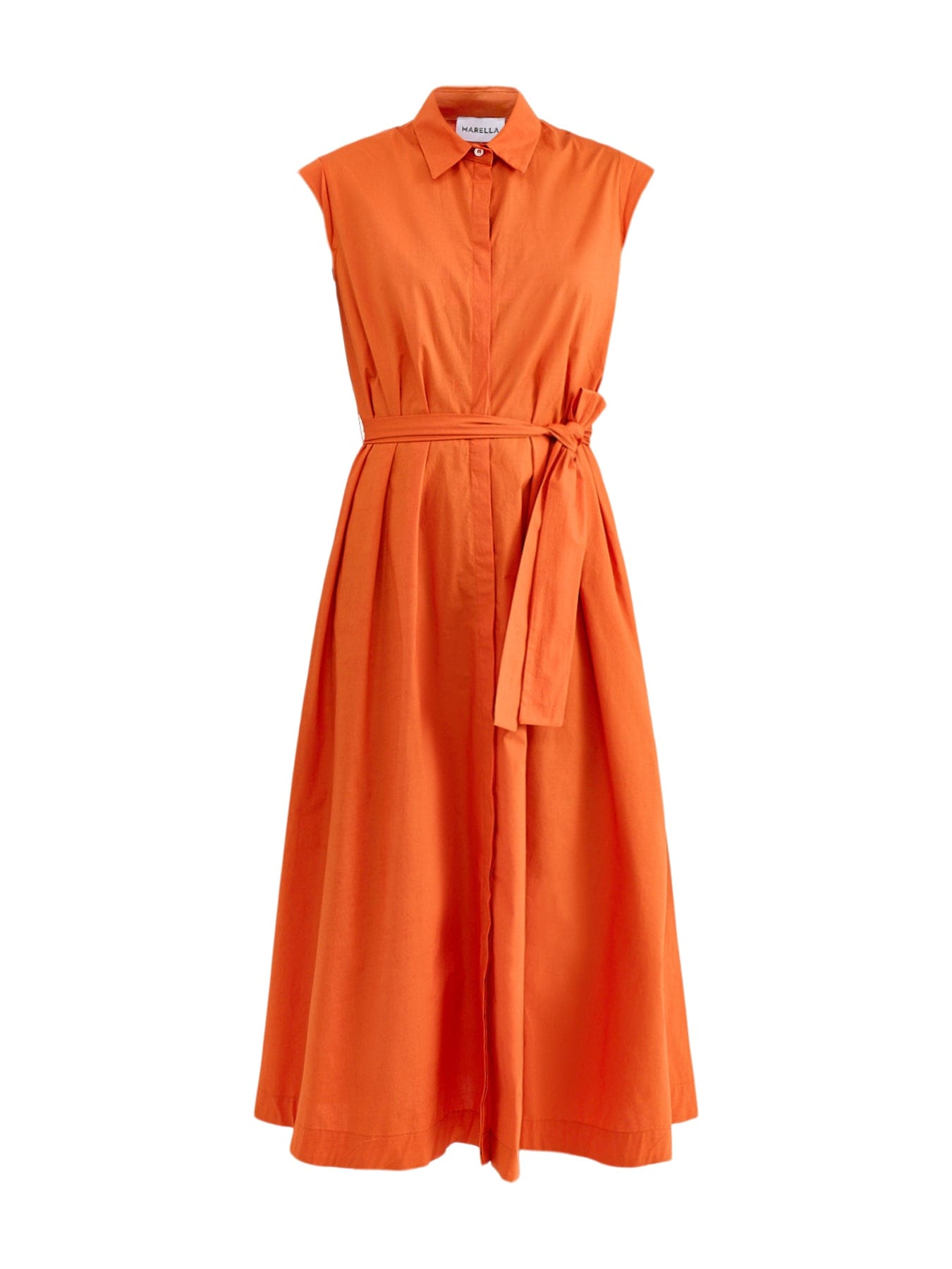 Marella Padana Shirt Dress Orange