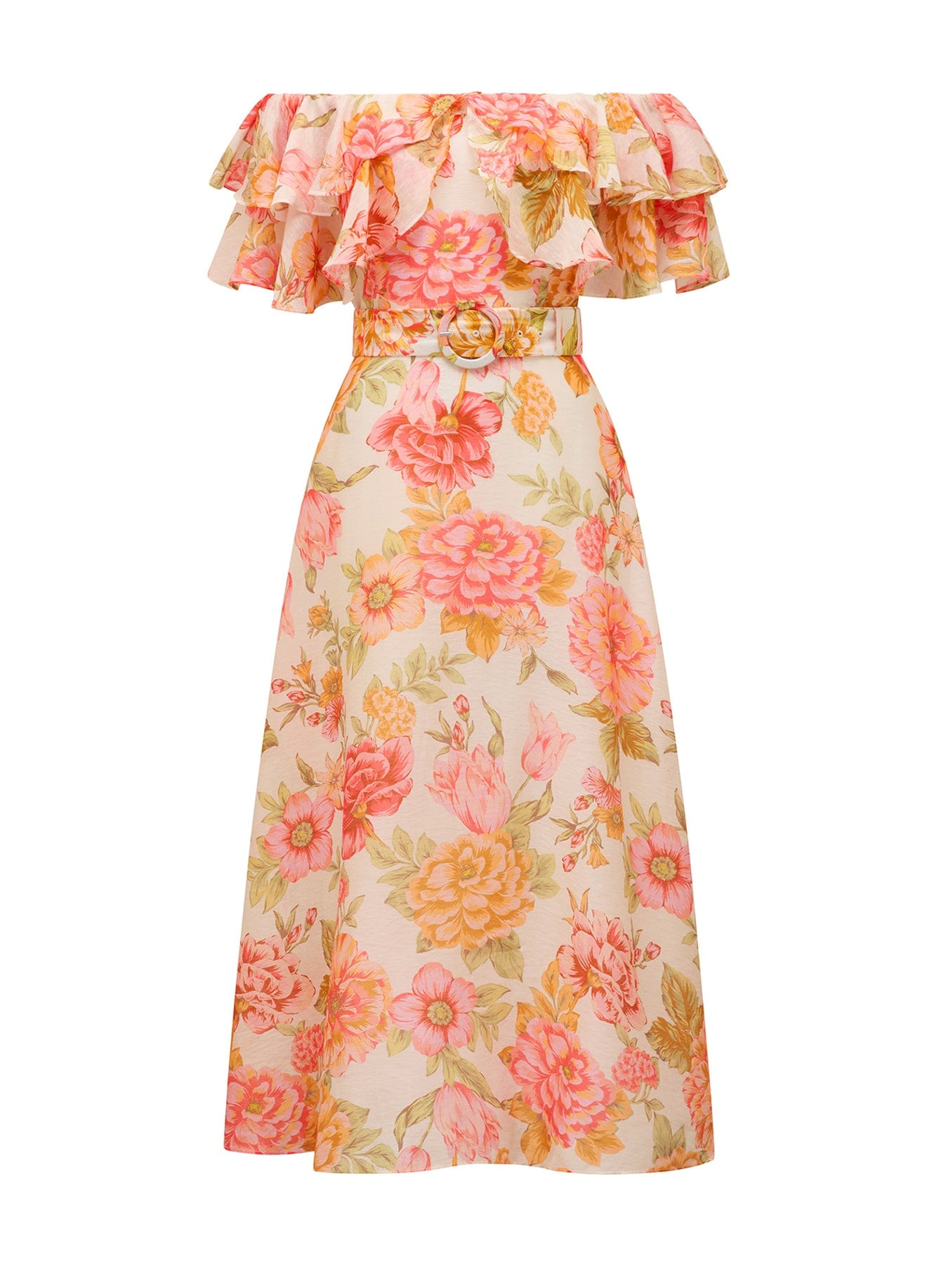 Forever New Jemima Ruffle Midi Dress