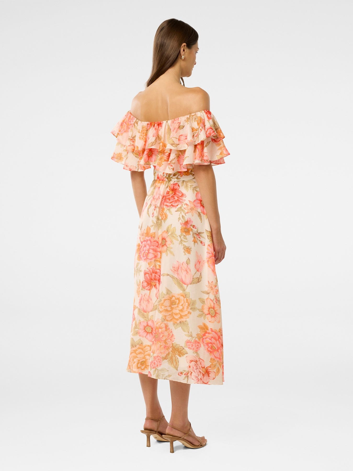 Forever New Jemima Ruffle Midi Dress