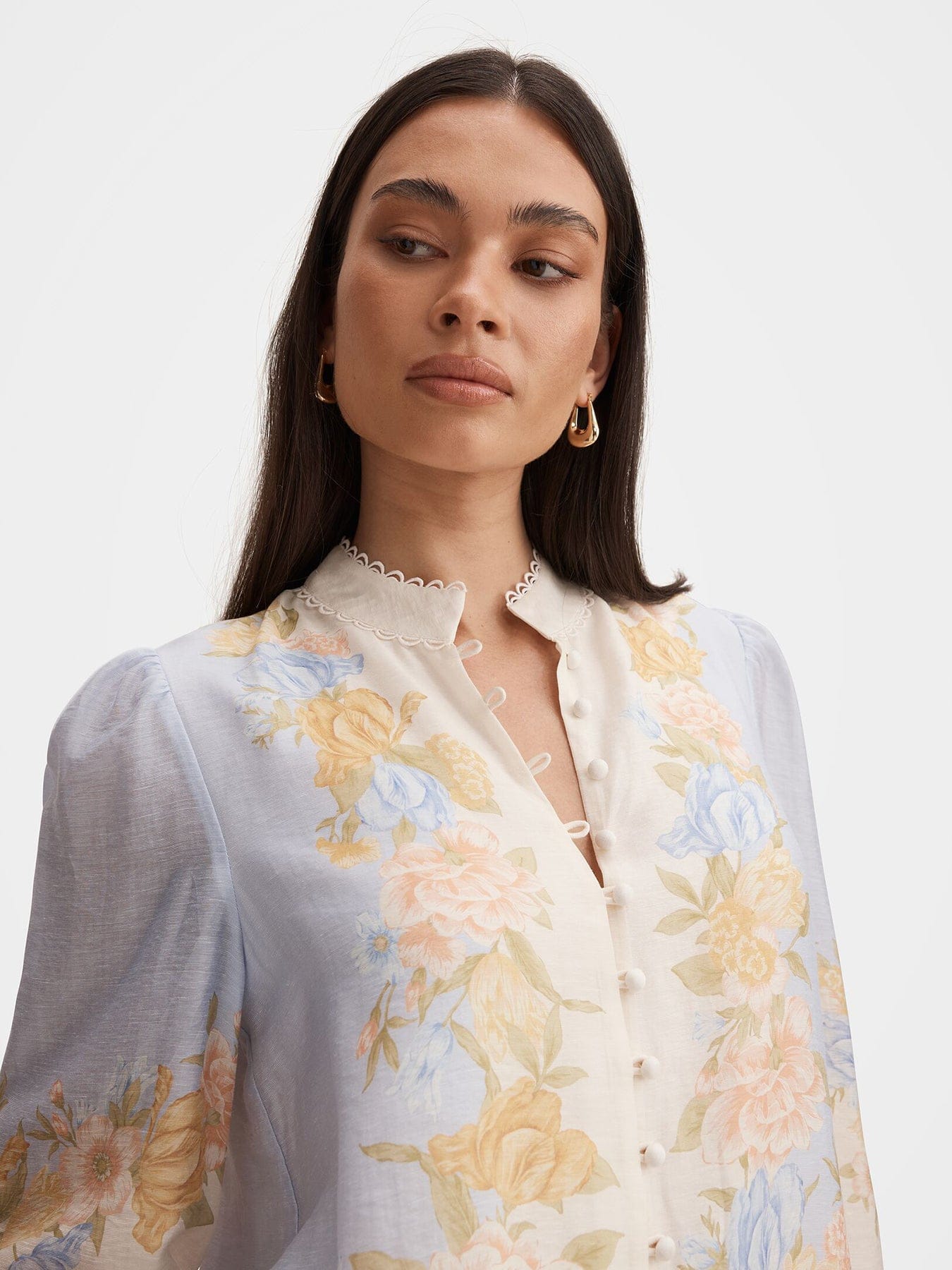 Forever New Emma Trimmed Blouse