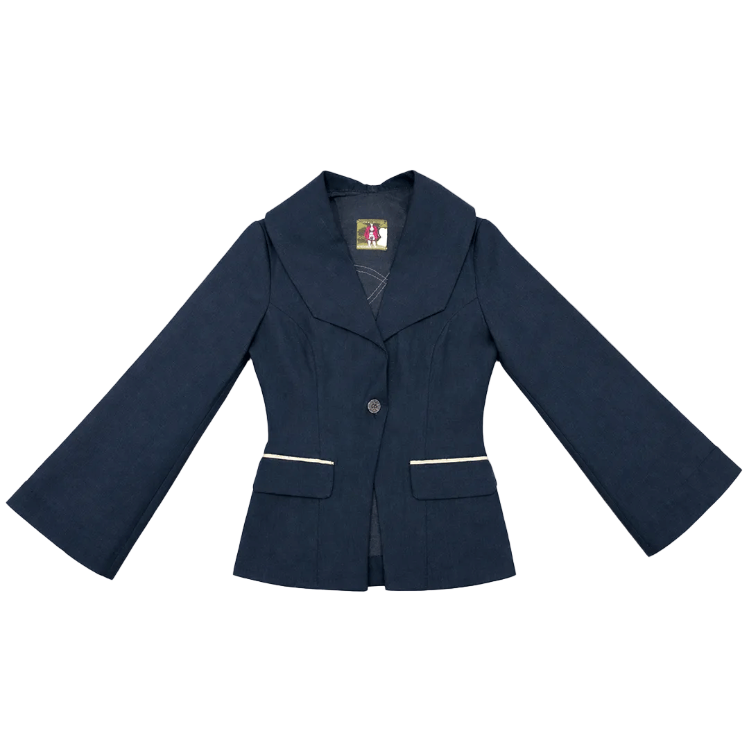 Old Gene Women’s Dark Selvedge Blazer - Women Liberation