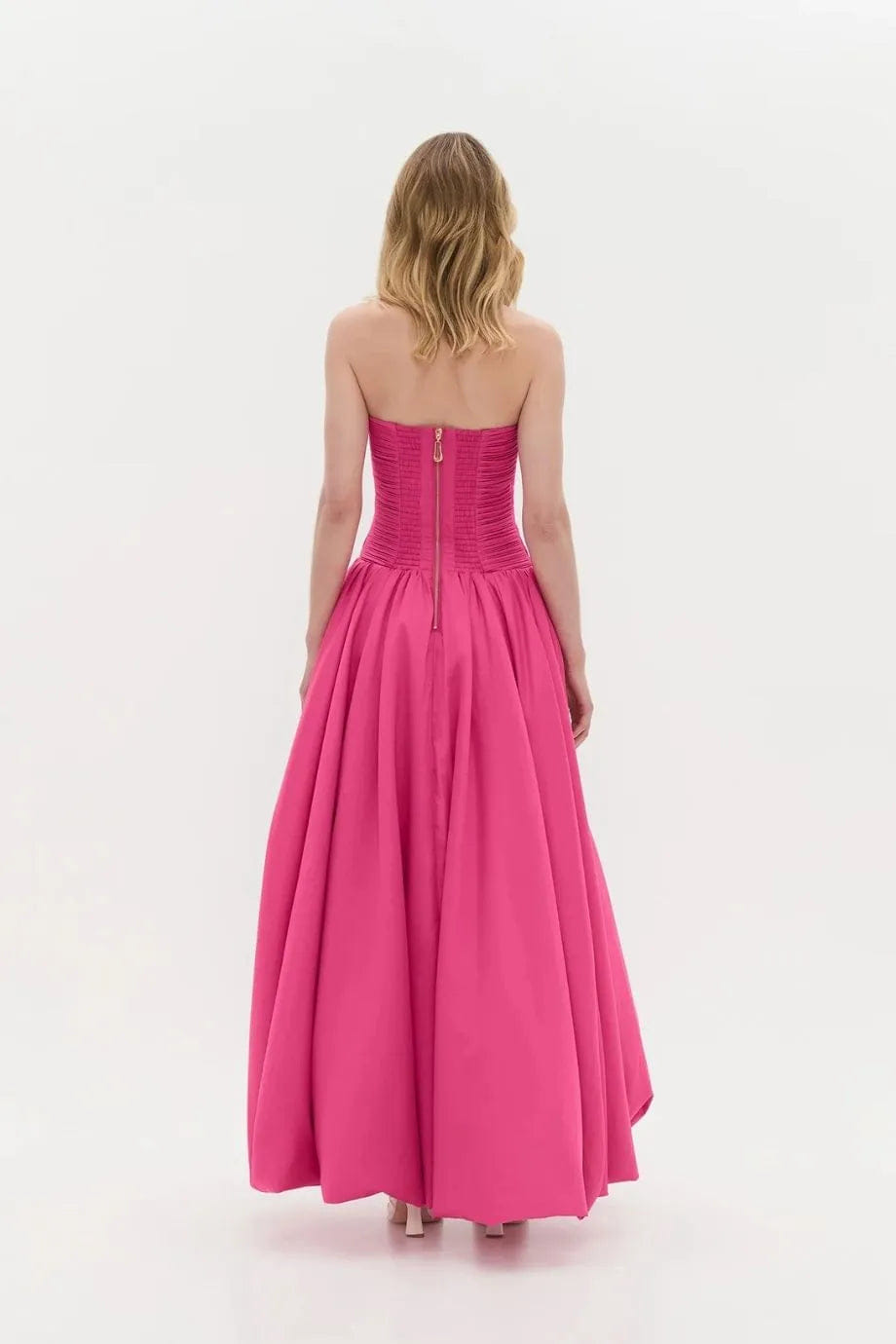 Aje Estelle Cotton Maxi Dress in Pink