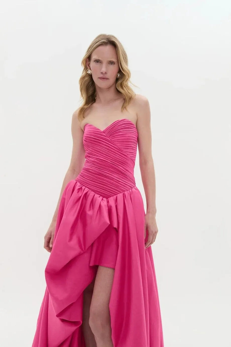 Aje Estelle Cotton Maxi Dress in Pink