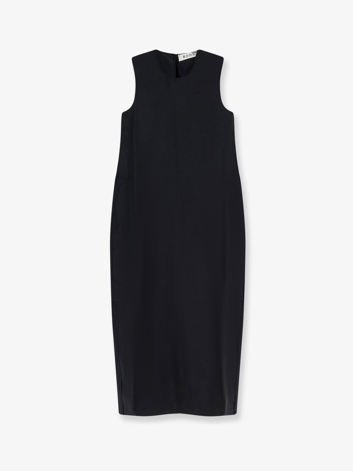 ROHE Hourglass linen and silk blend long dress