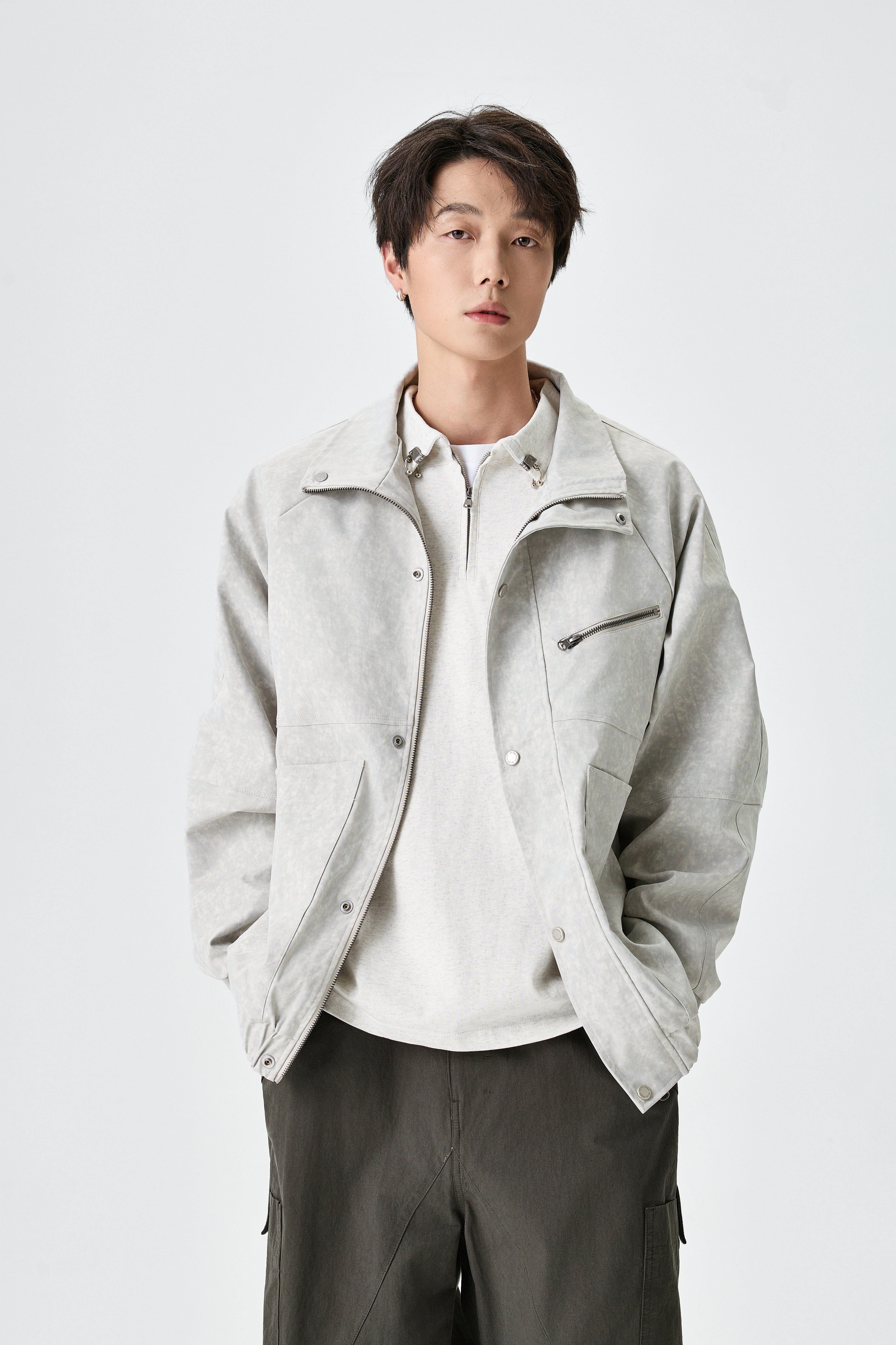 WHITE* Relaxed Fit White Jacket