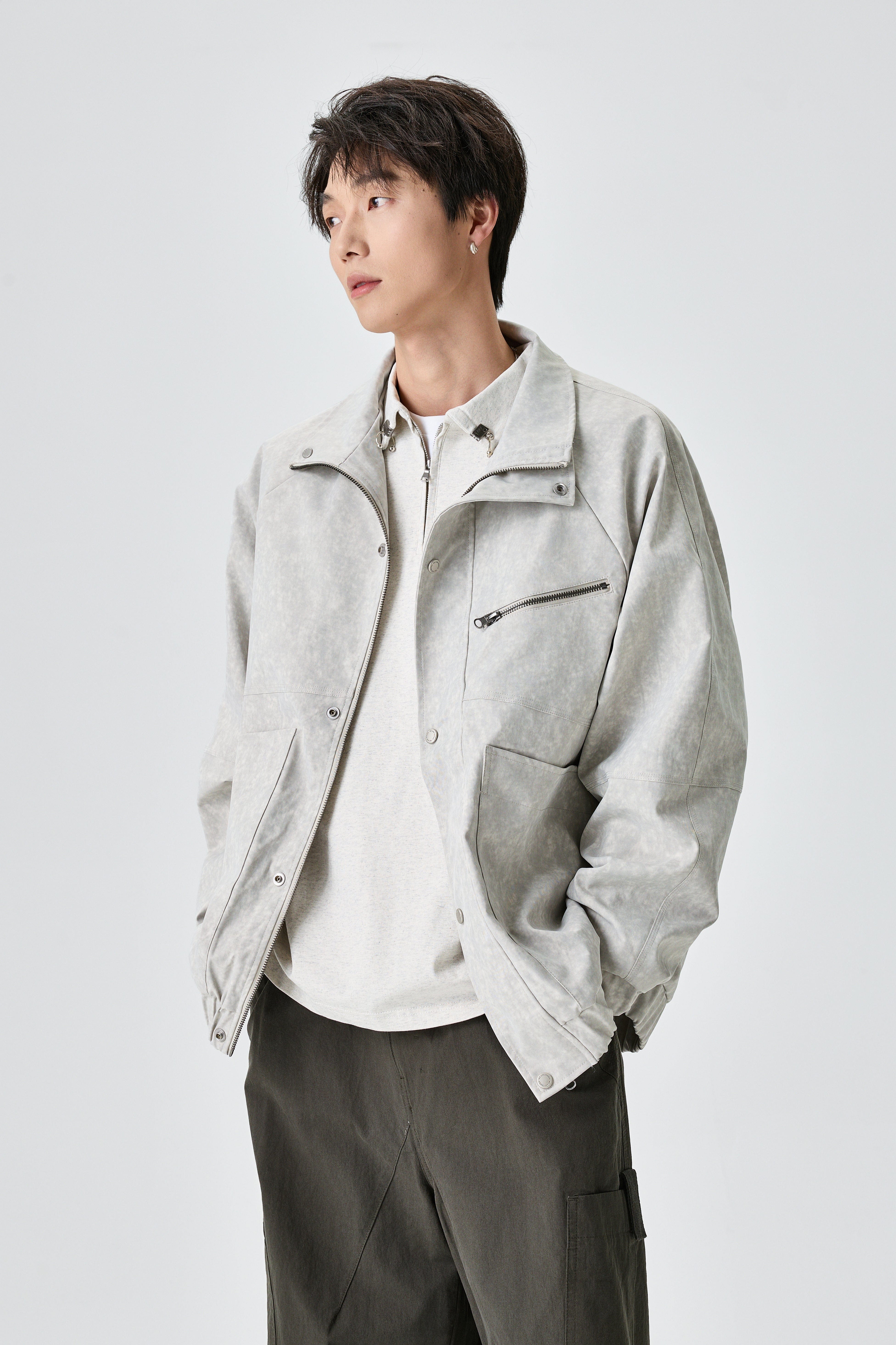 WHITE* Relaxed Fit White Jacket