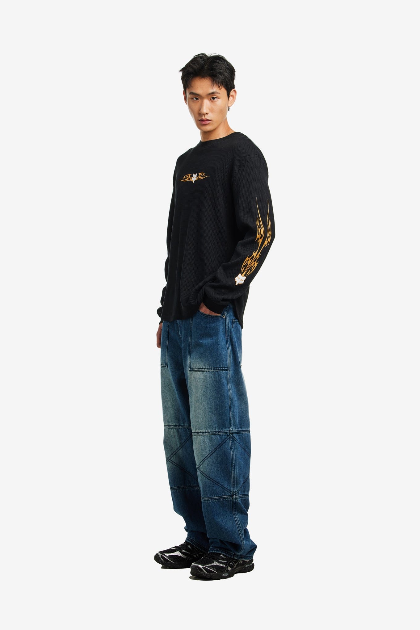 FOX LAB TRIBAL LONG SLEEVE TOP