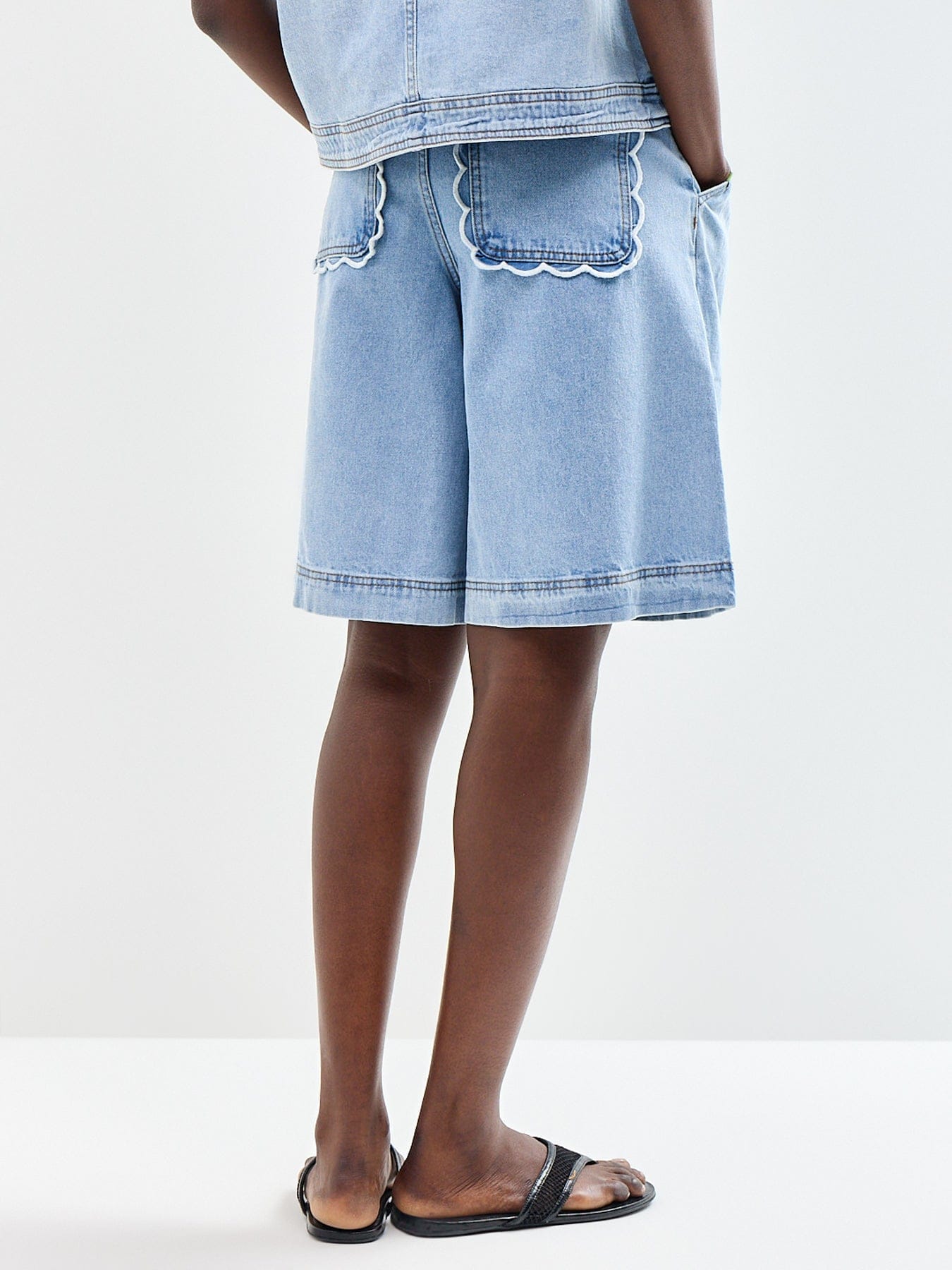 FRNCH Gaspare Bermuda Shorts Blue