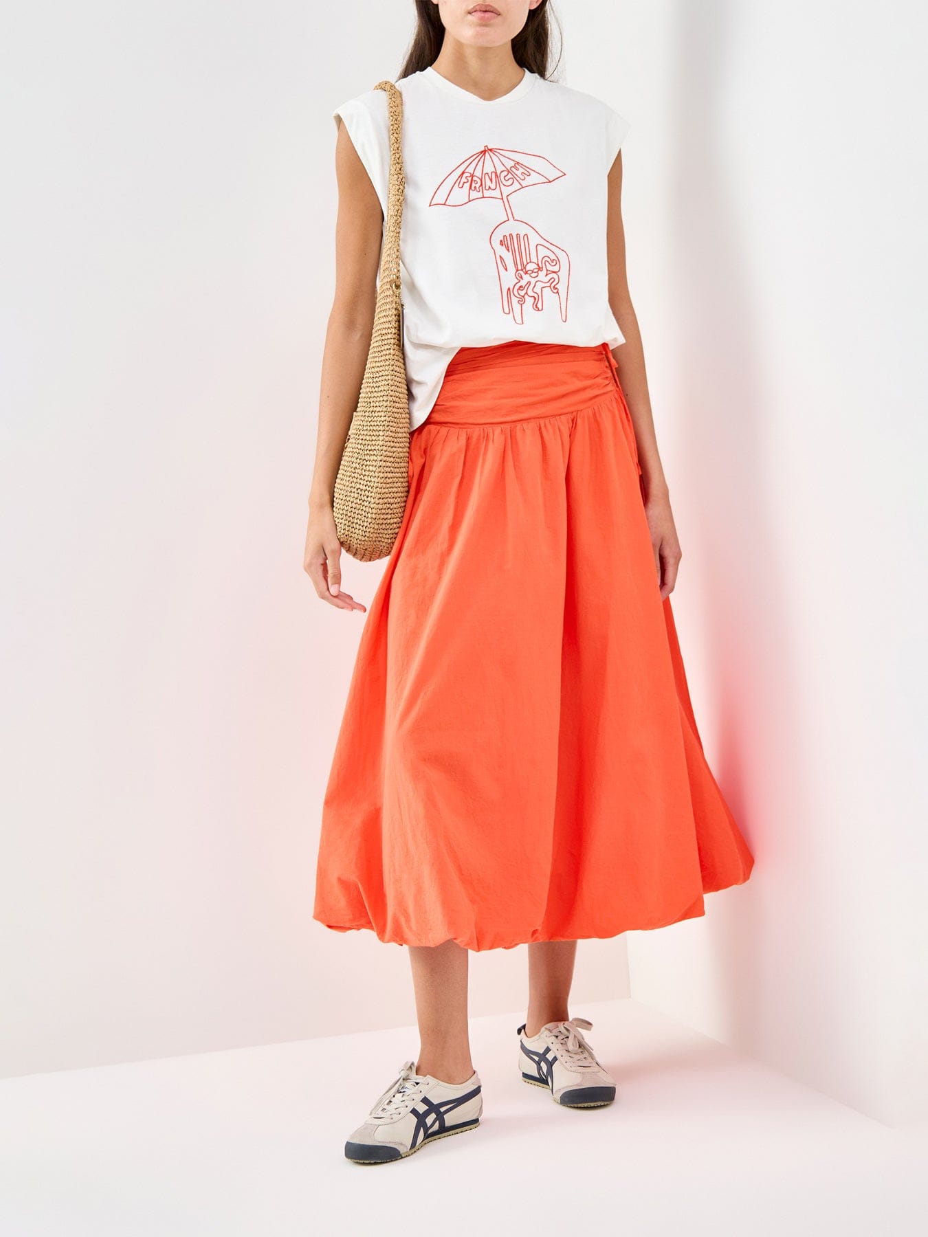 FRNCH Santino Graphic T - Shirt White
