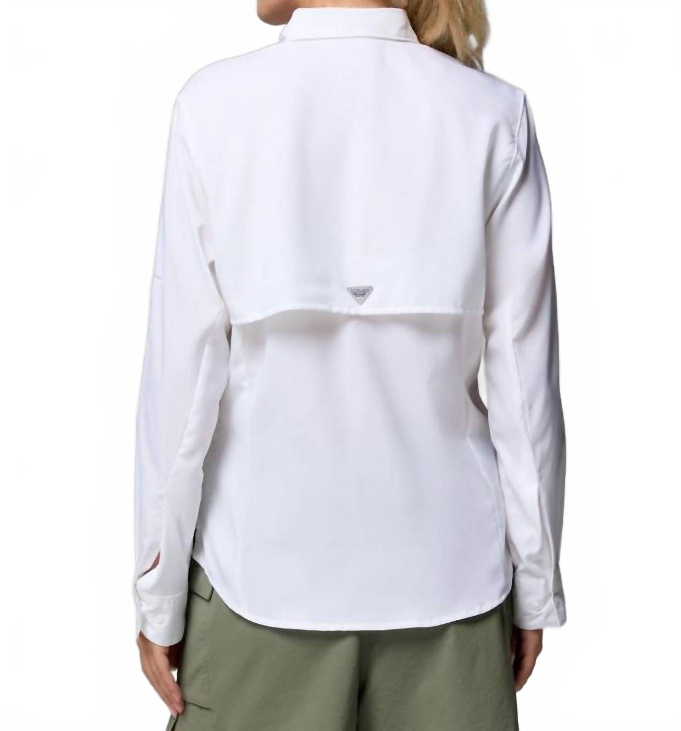 WHITE* Pfg Tamiami Ii Long Sleeve Shirt In White