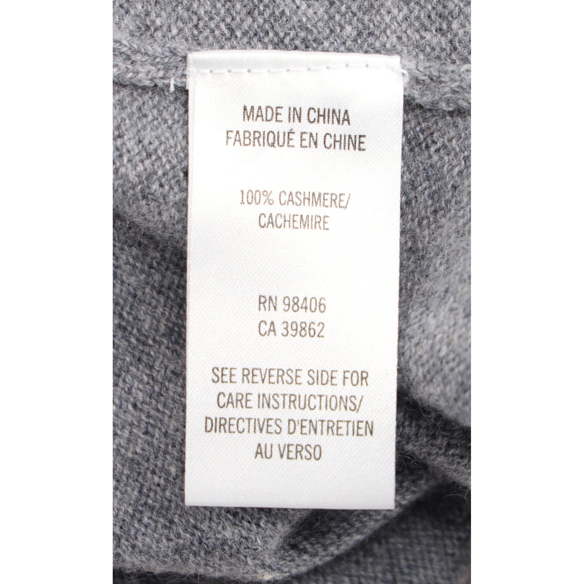 CASHMERE Theory Open Front Cardigan in Grey Cashmere