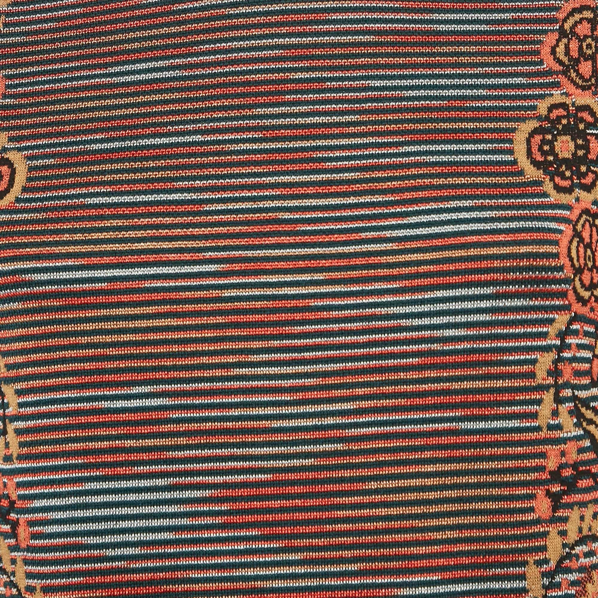 M Missoni Multicolor Patterned Knit Sweater Top