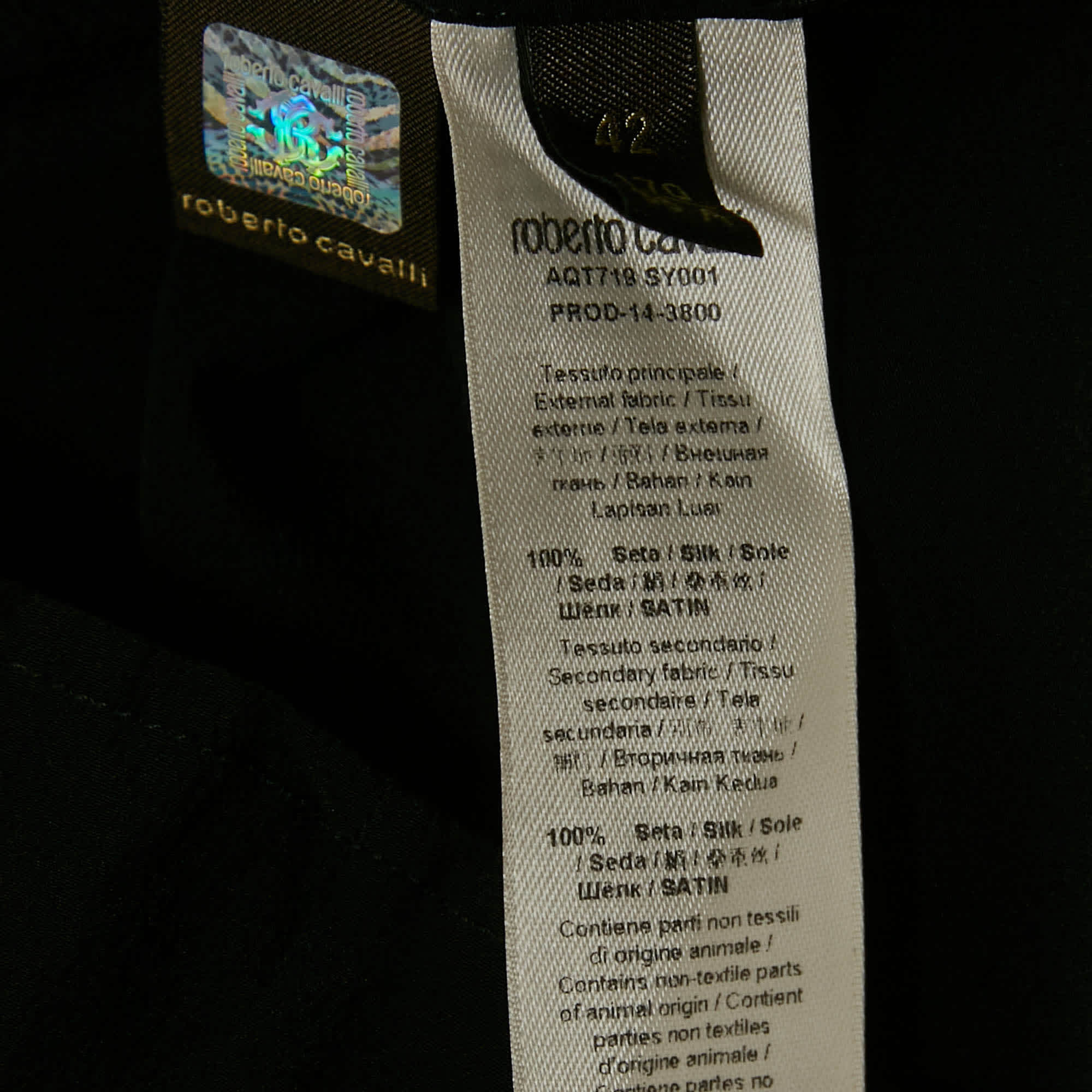 And Black Grommet Detail Skirt And Top Set M/l