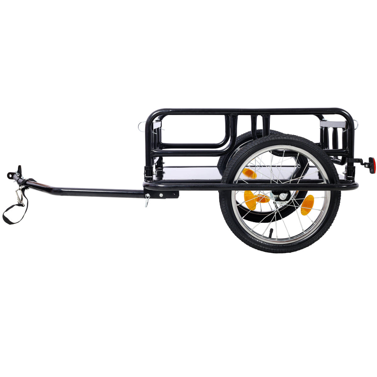 And Streamdale Foldable Bike Cargo Trailer with Universal Hitch and 16" Wheels