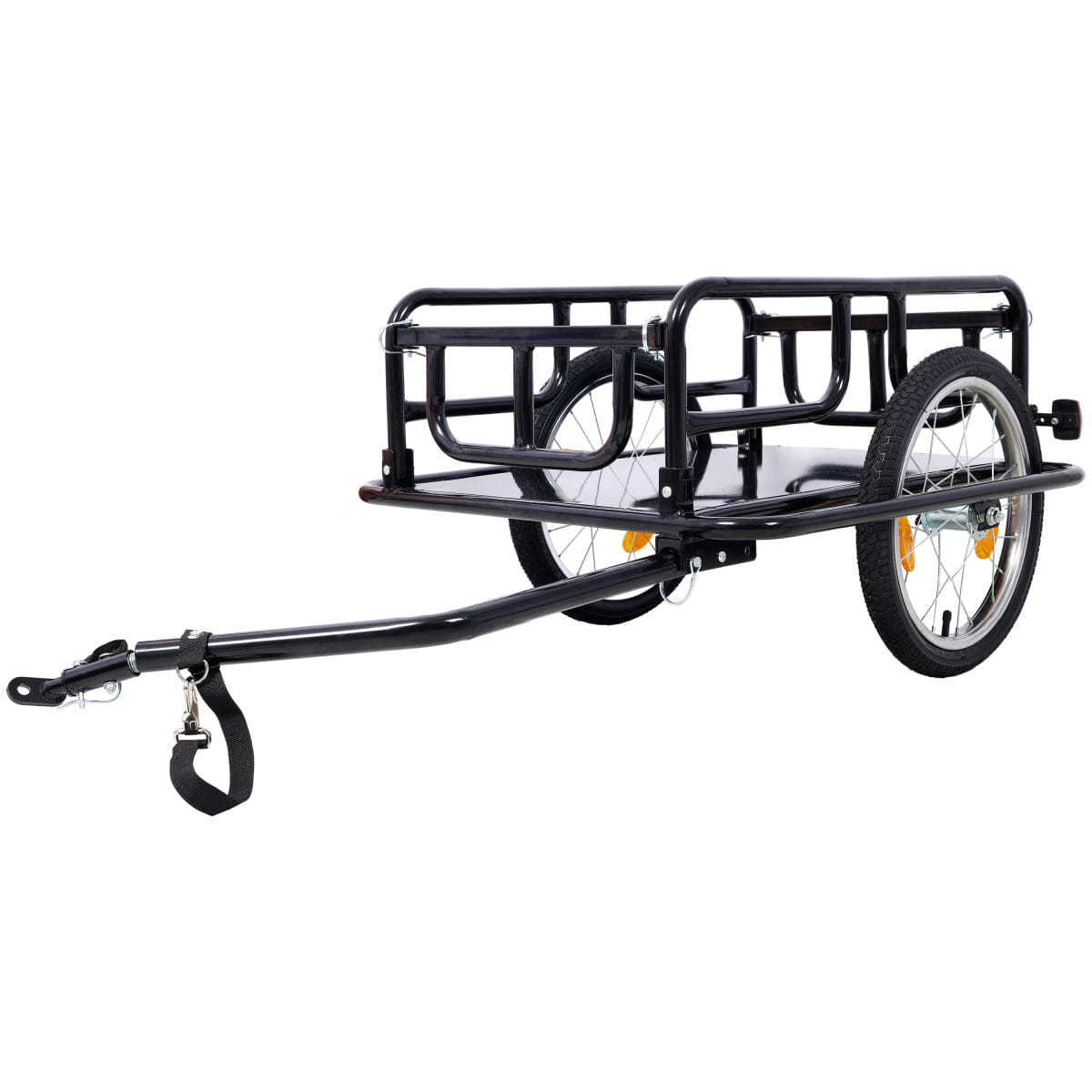And Streamdale Foldable Bike Cargo Trailer with Universal Hitch and 16" Wheels