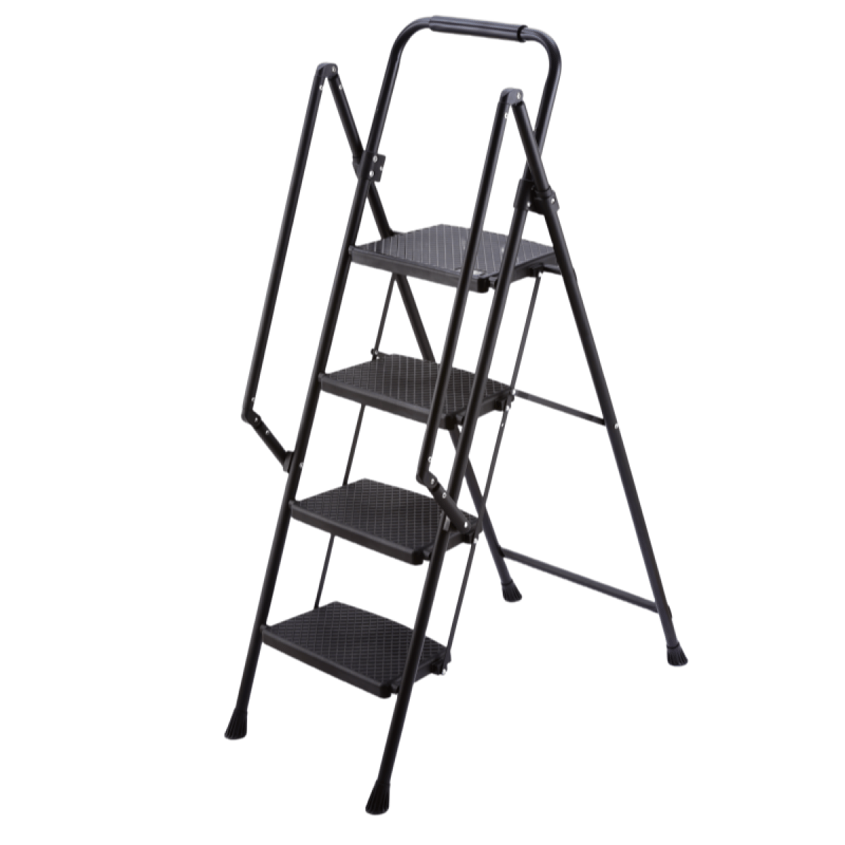Anti Streamdale Lightweight Folding 4 - Step Ladder with Anti - Slip Pedals & Safety Handle