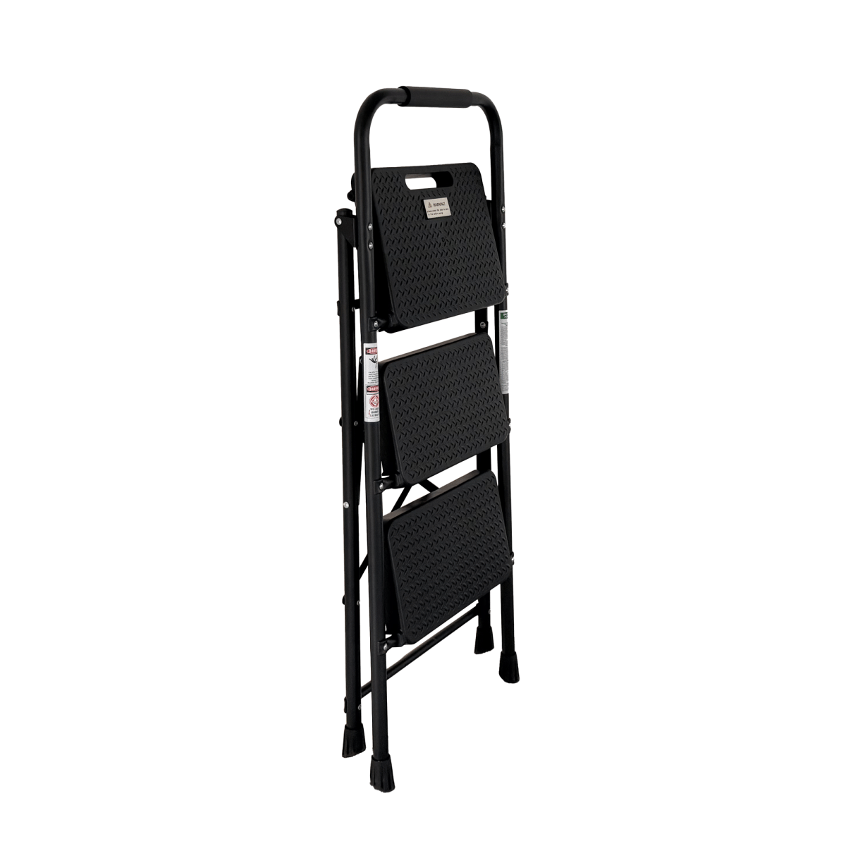 Anti Streamdale 3 - Step Folding Steel Ladder with Anti - Slip Pedals