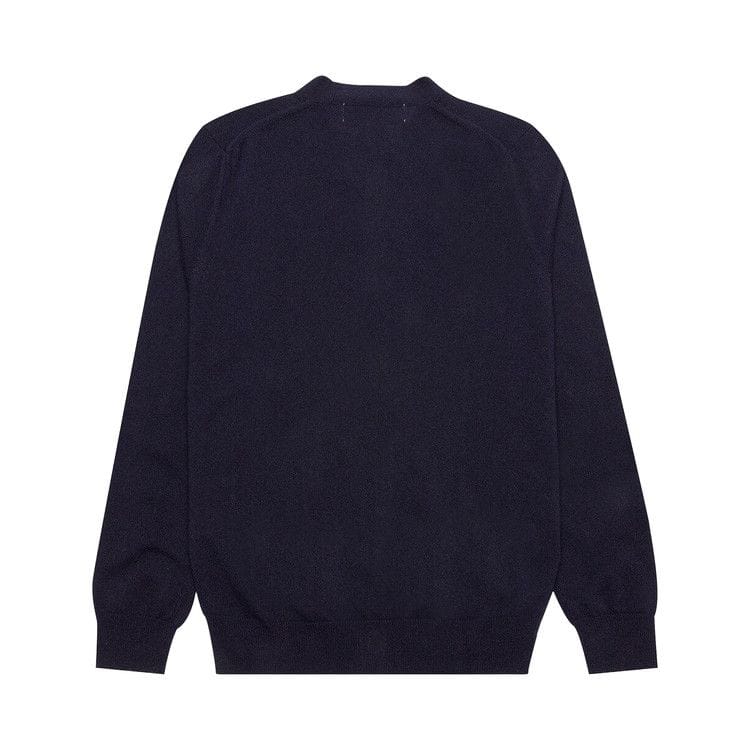 Comme des Garçons PLAY Double Heart Cardigan Navy