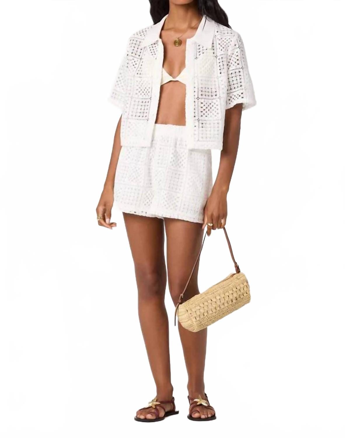 WHITE* Loren Shirt In White