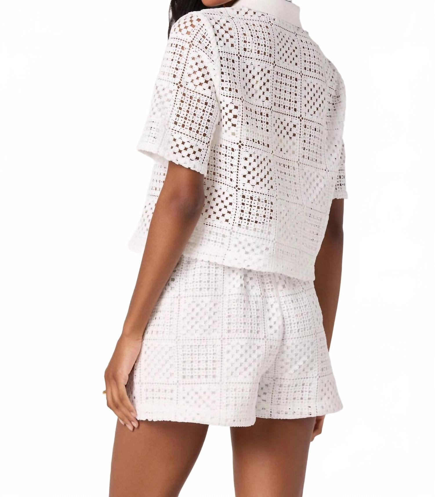 WHITE* Loren Shirt In White