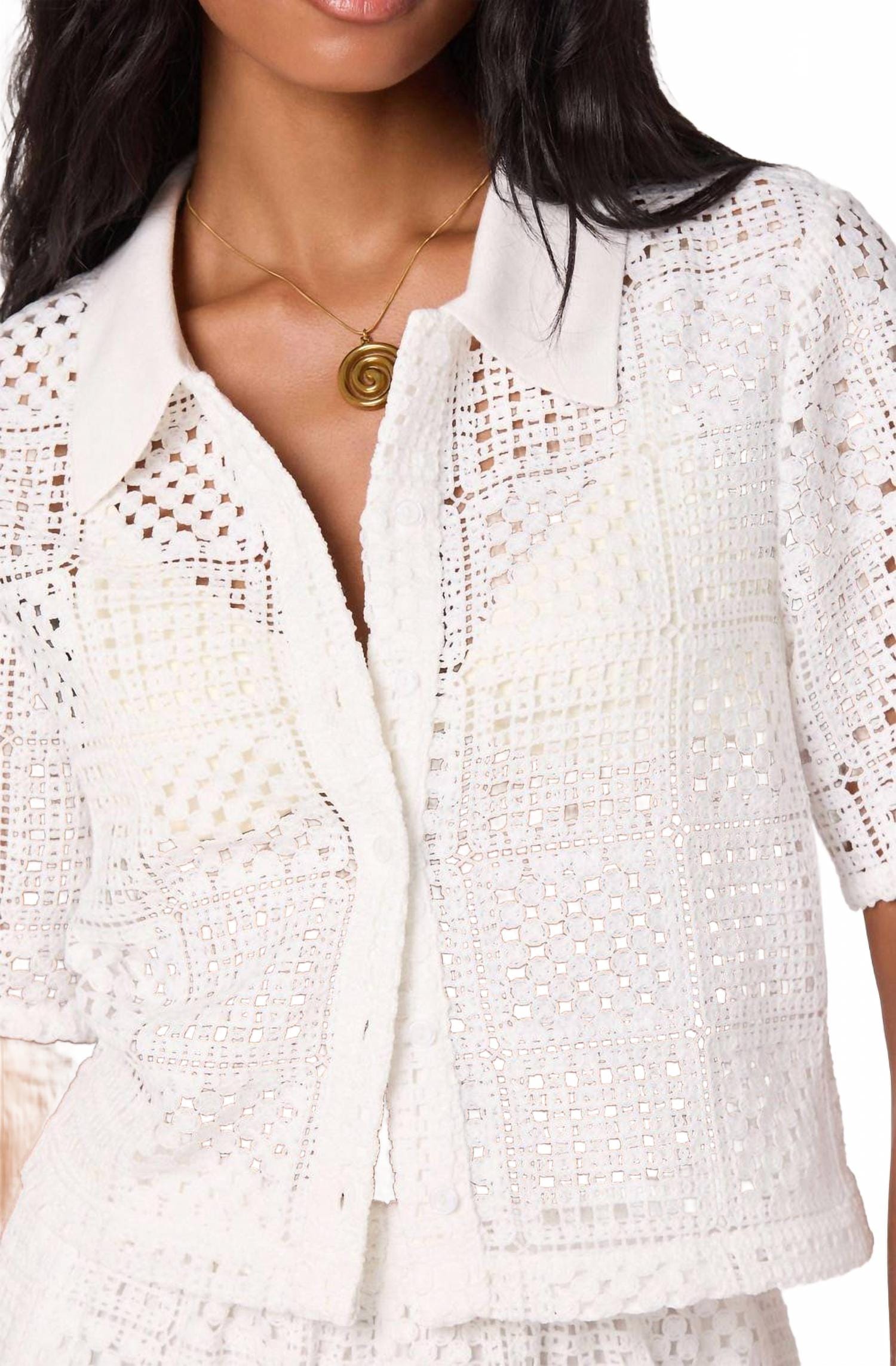 WHITE* Loren Shirt In White