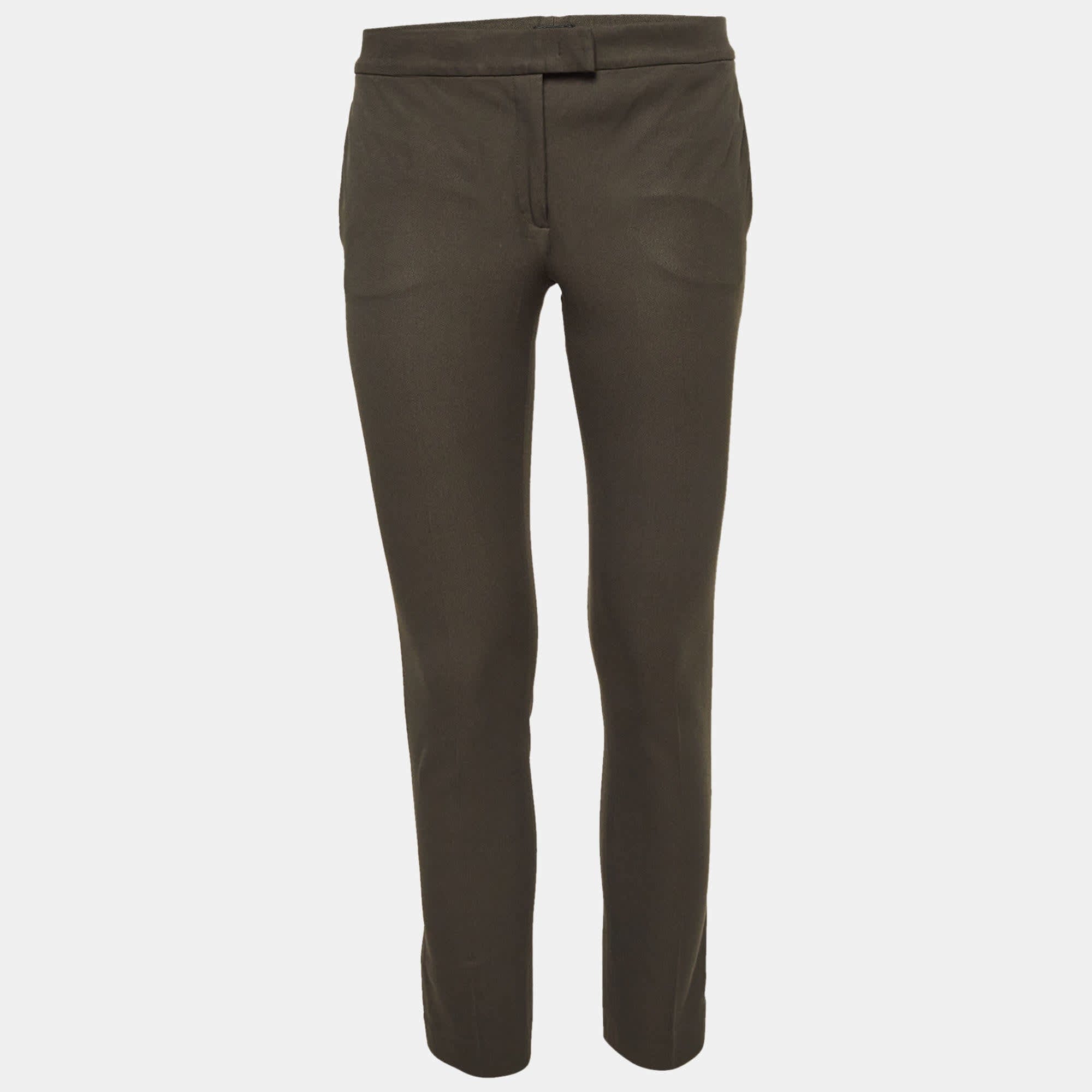 GABARDINE Joseph Green Gabardine Ankle - Length Pants