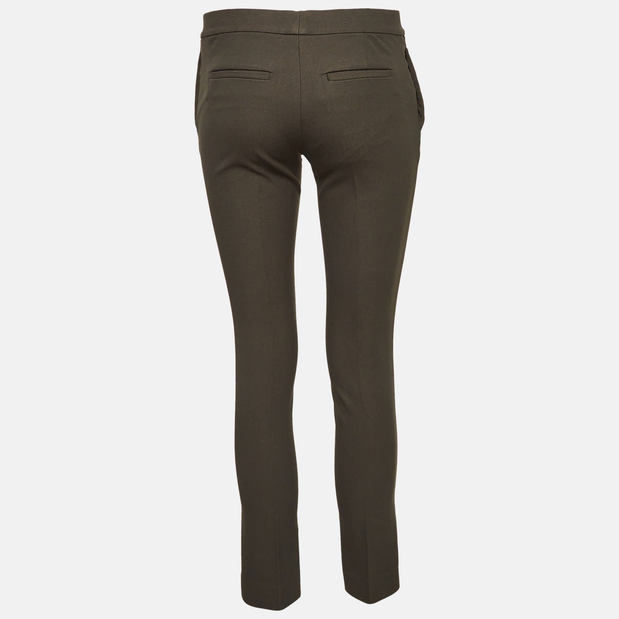 GABARDINE Joseph Green Gabardine Ankle - Length Pants