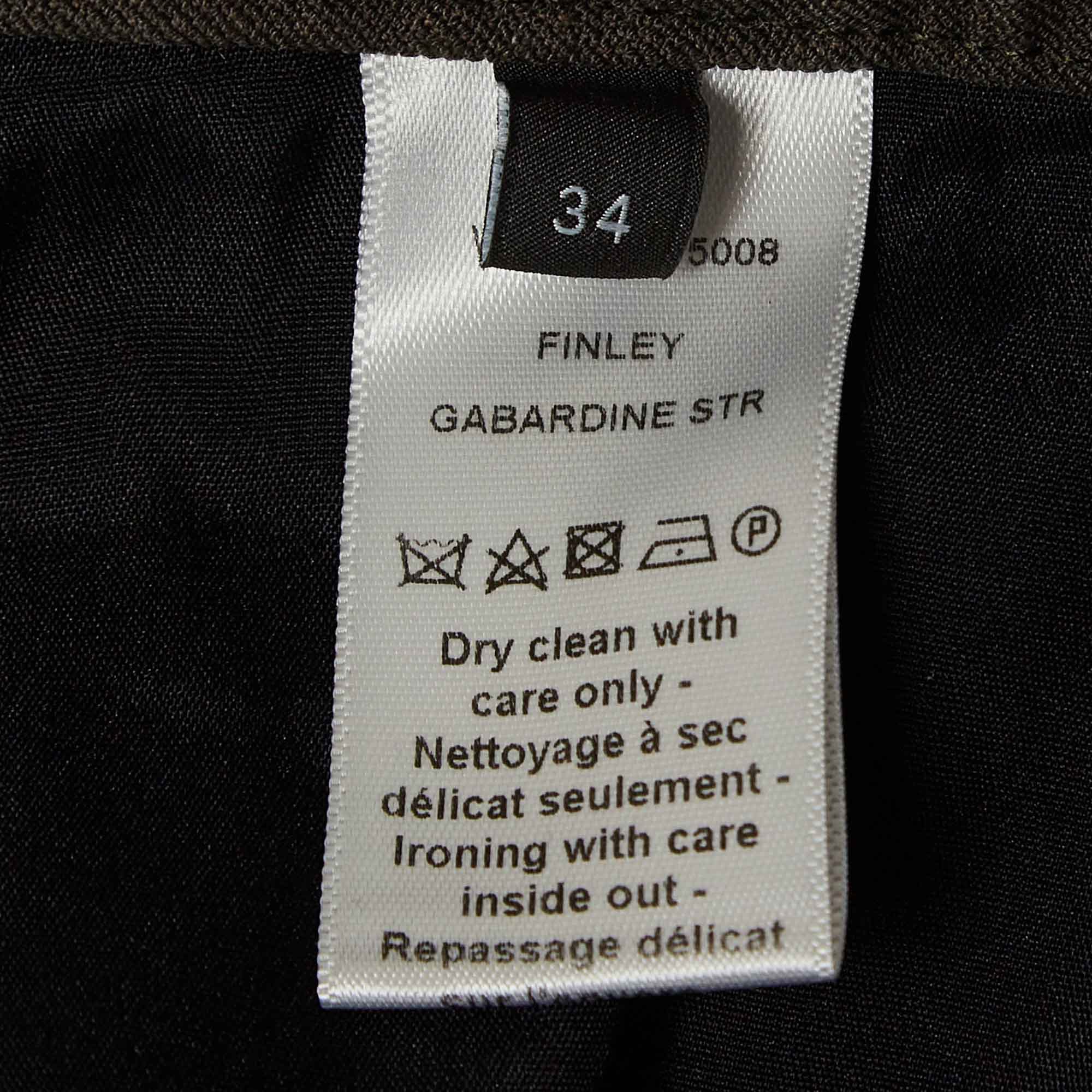 GABARDINE Joseph Green Gabardine Ankle - Length Pants