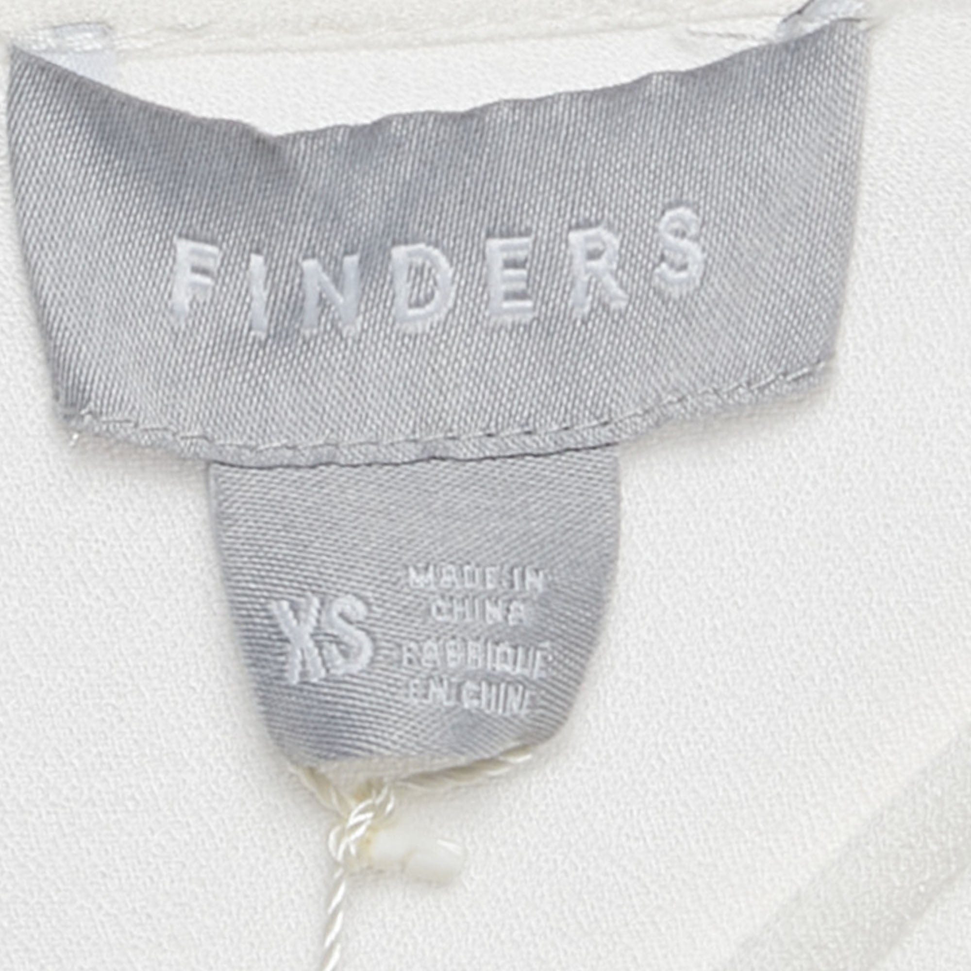 WHITE* Finders Keepers The Label White Crepe Grommet Detail Maxi Dress