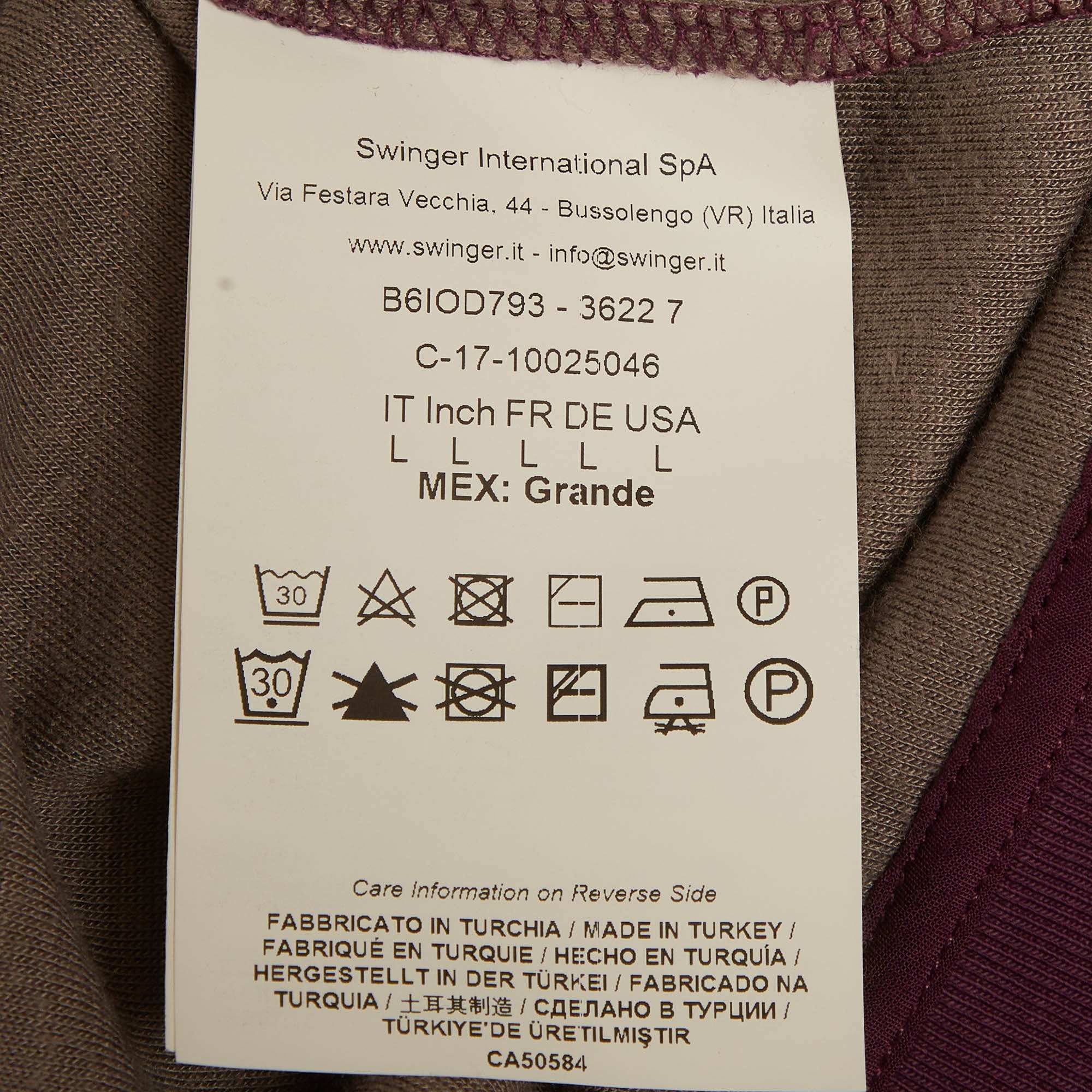 BUTTERFLY Cavalli Class Purple Butterfly Detail Knit Wide Neck Jumper
