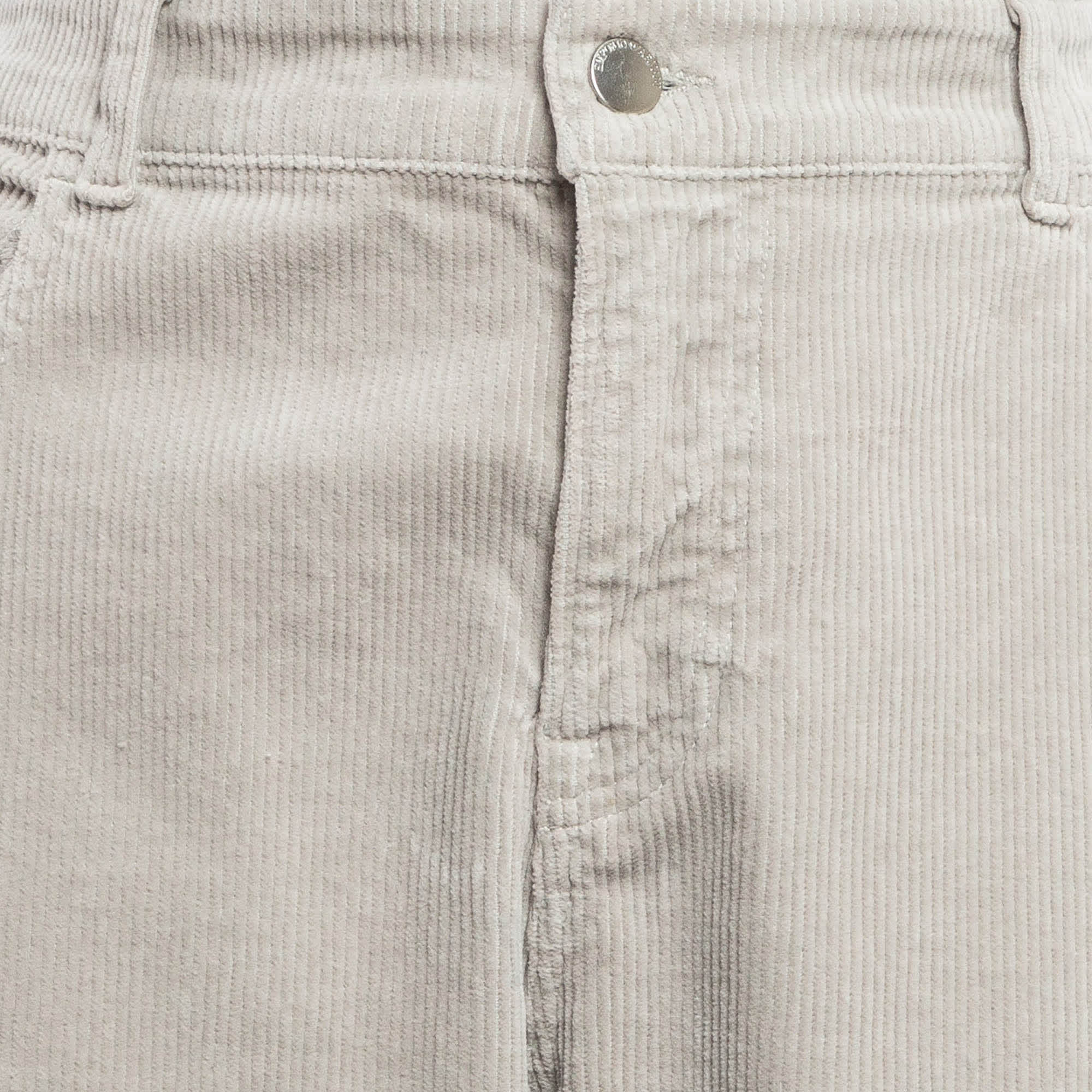 Corduroy Beige Corduroy High Rise Skinny Jeans L Waist 32"