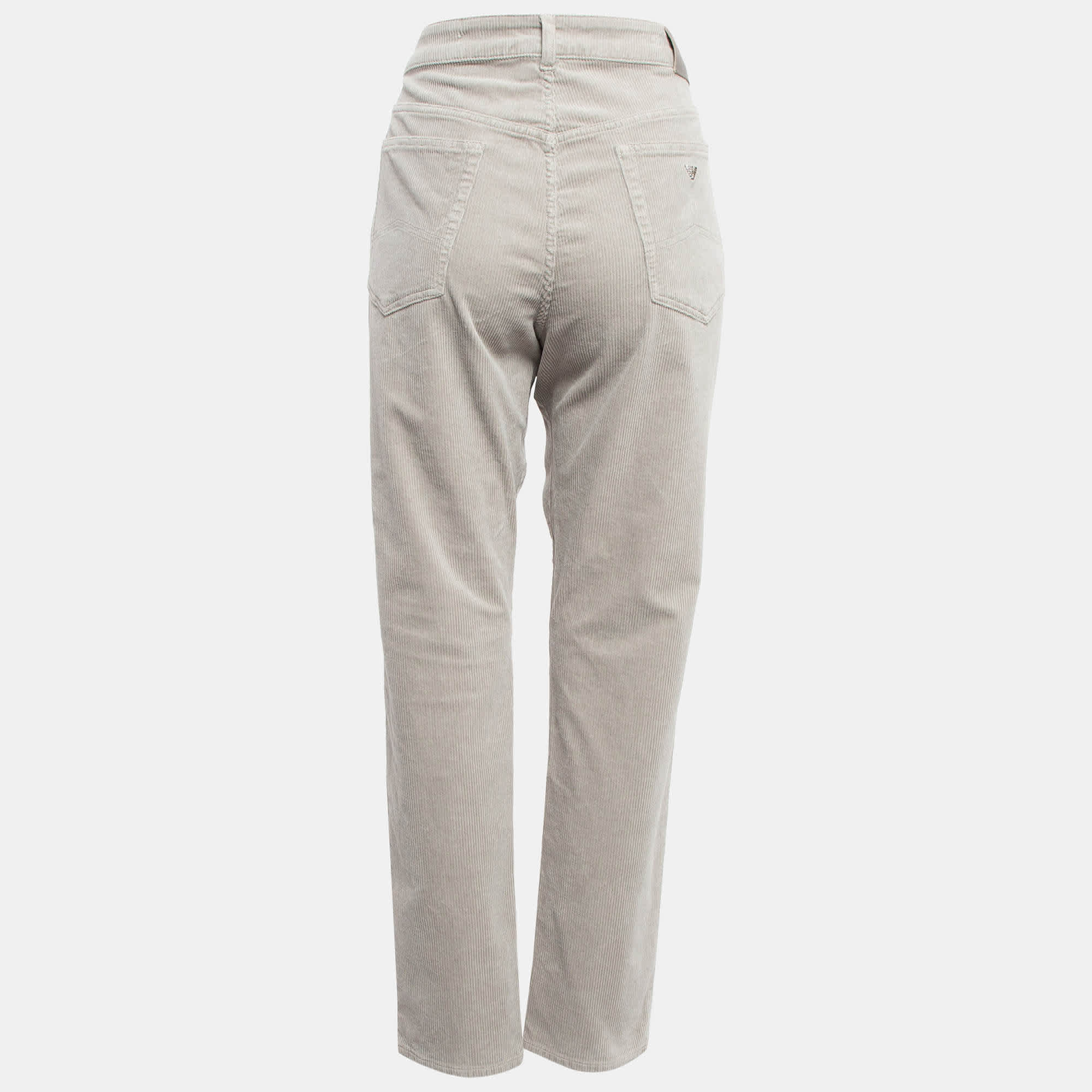 Corduroy Beige Corduroy High Rise Skinny Jeans L Waist 32"