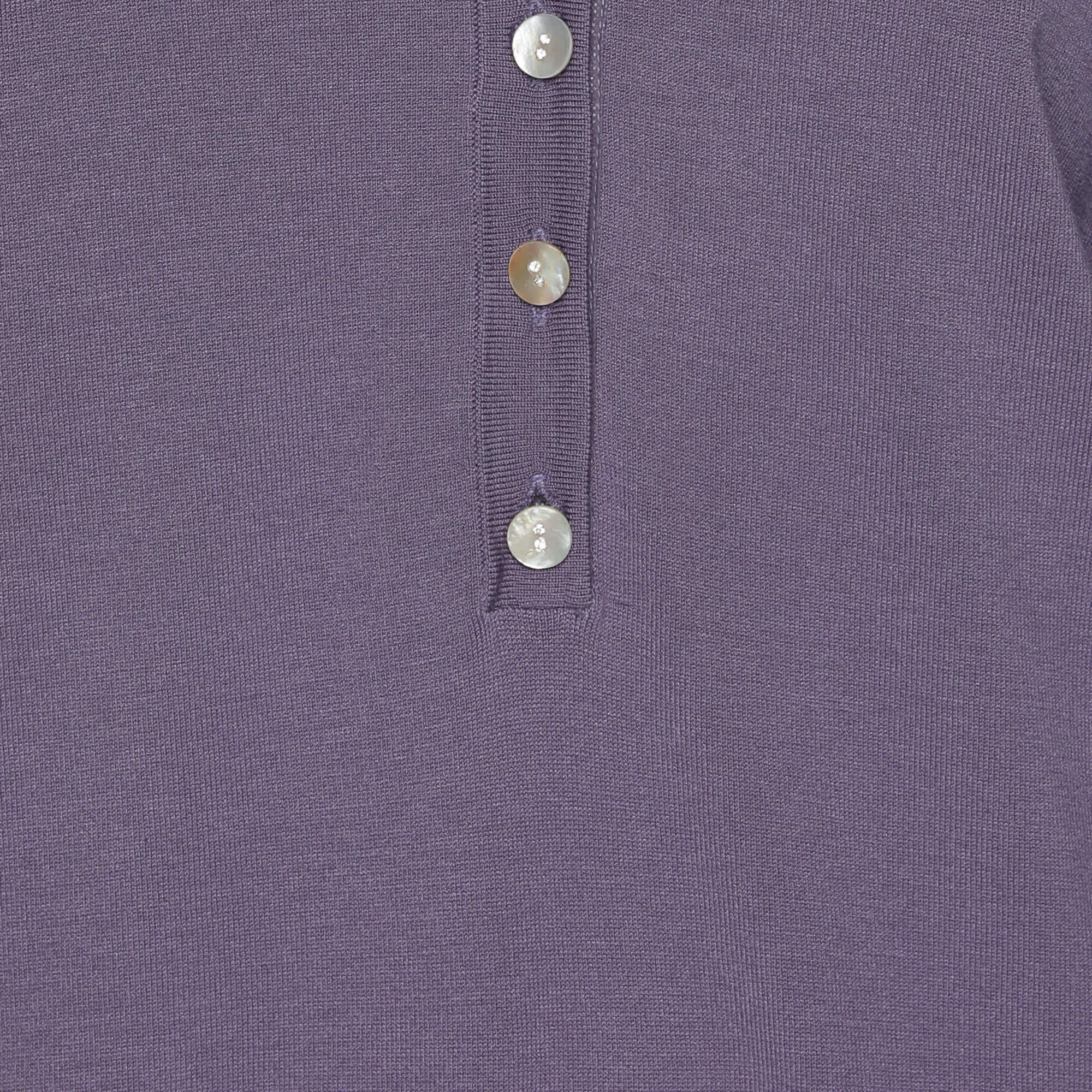 Purple Knit Full Sleeve T - Shirt