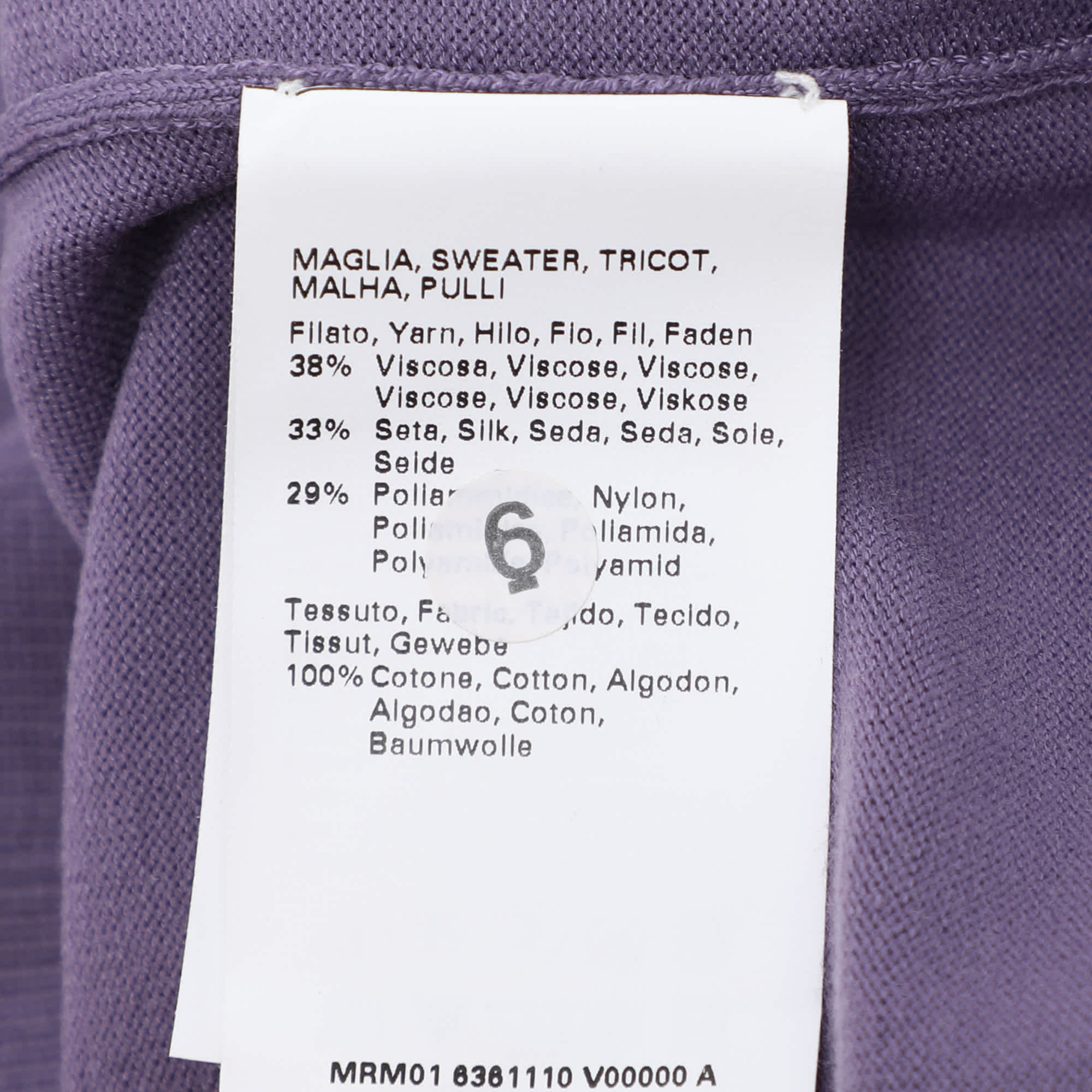 Purple Knit Full Sleeve T - Shirt