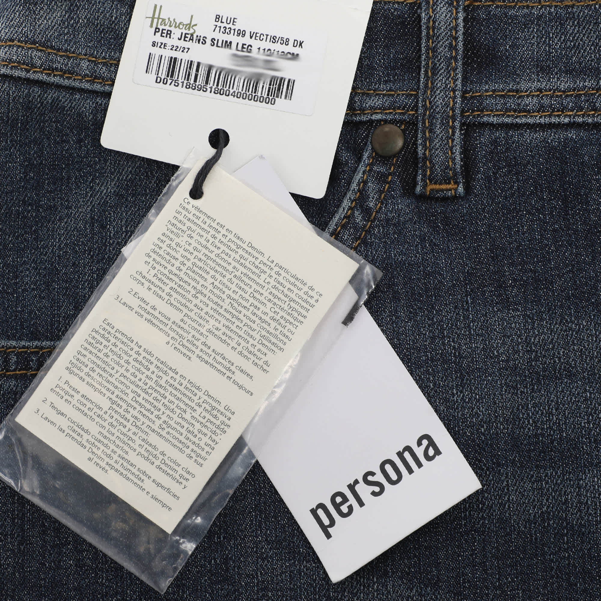 Blue Denim Jeans Xl
