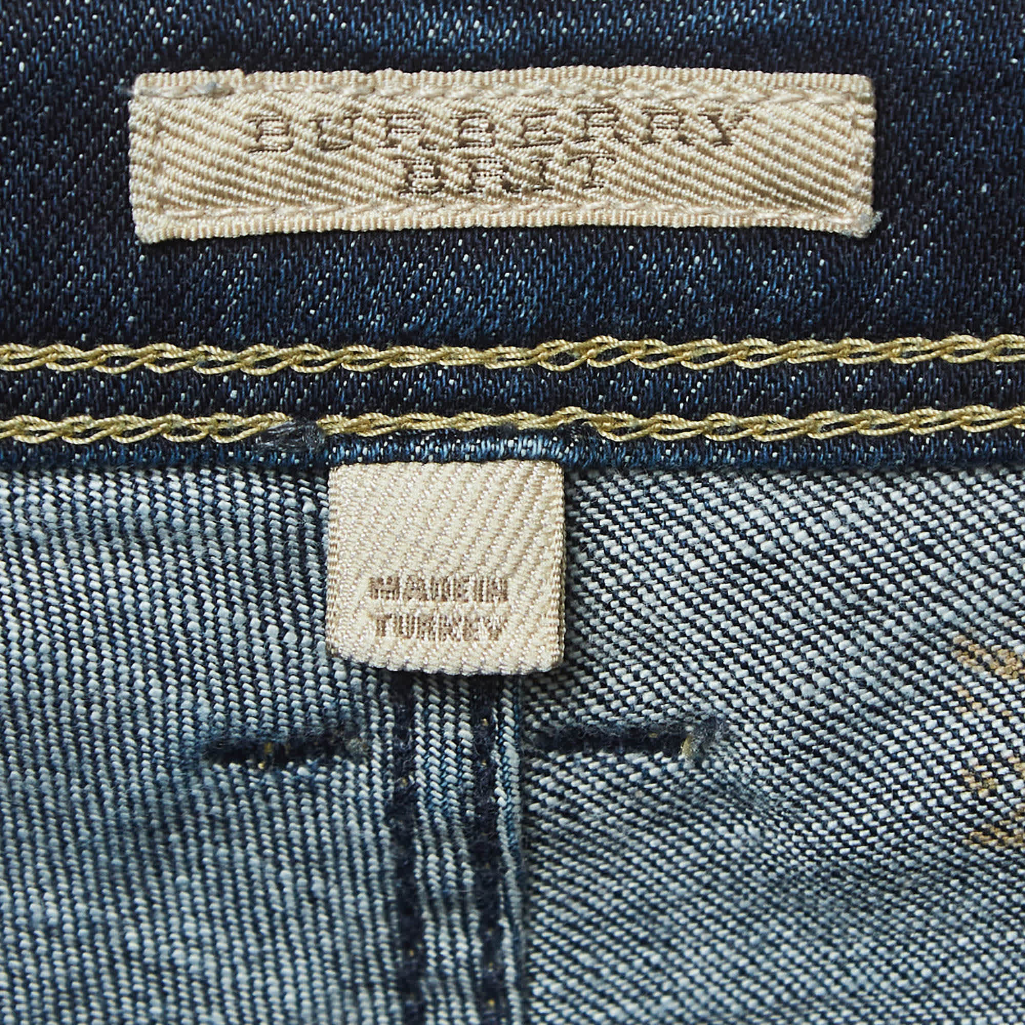 Blue Brit Dark Blue Denim Stretch Jeans M Waist 28"