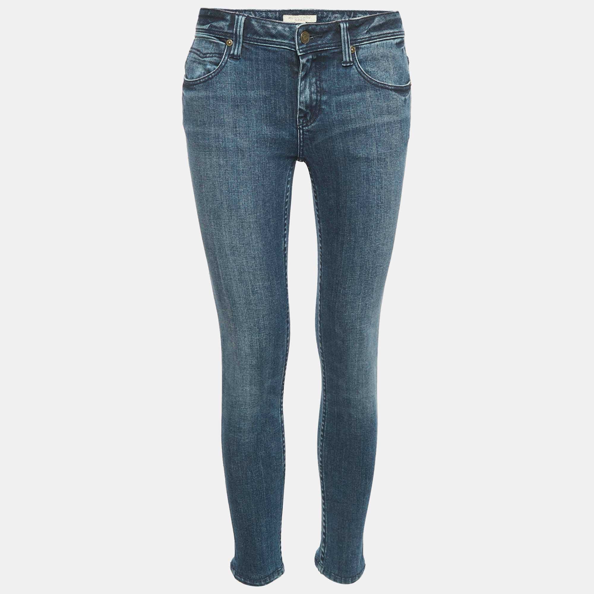 Blue Brit Blue Denim Bexton Skinny Jeans M Waist 27"