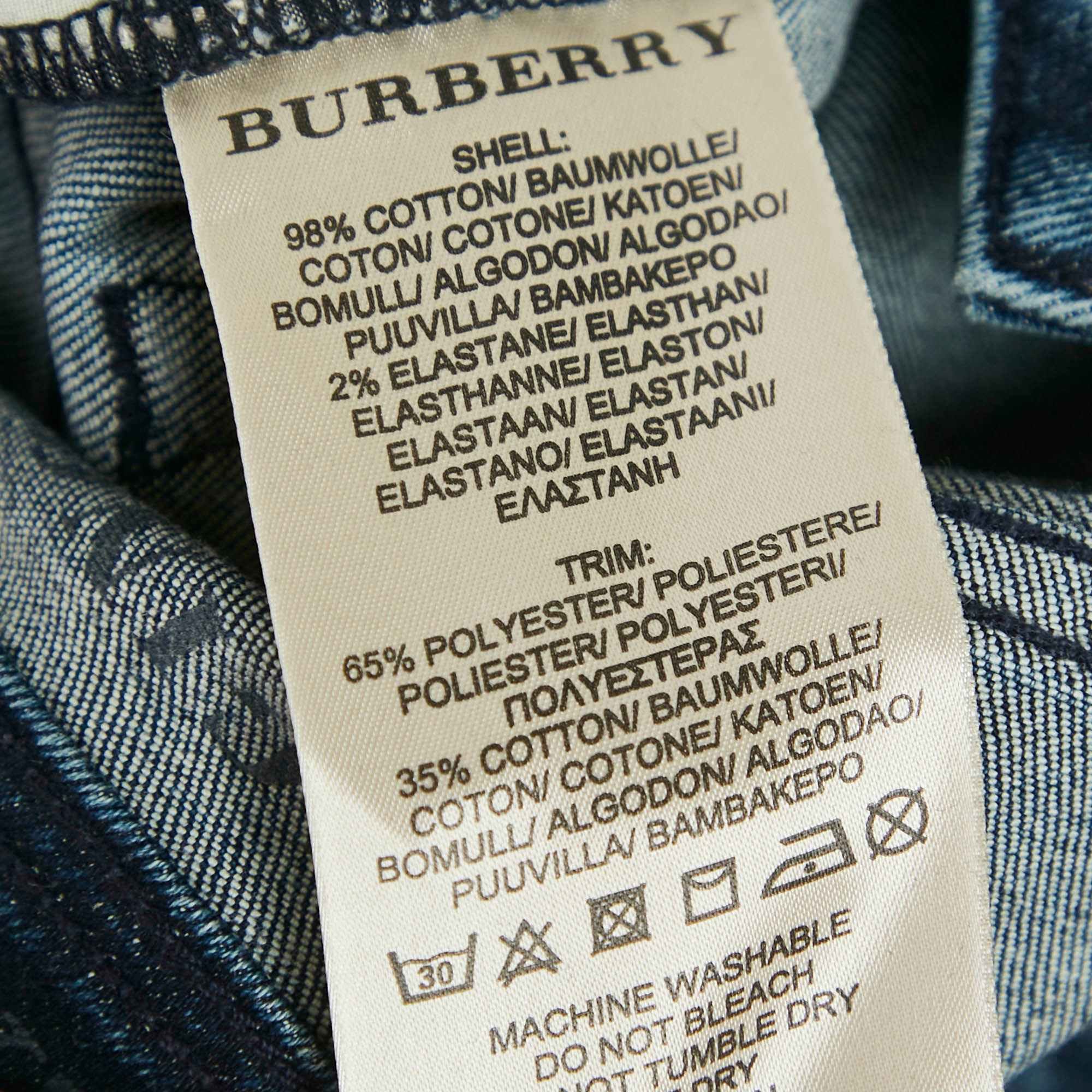 Blue Brit Blue Denim Bexton Skinny Jeans M Waist 27"