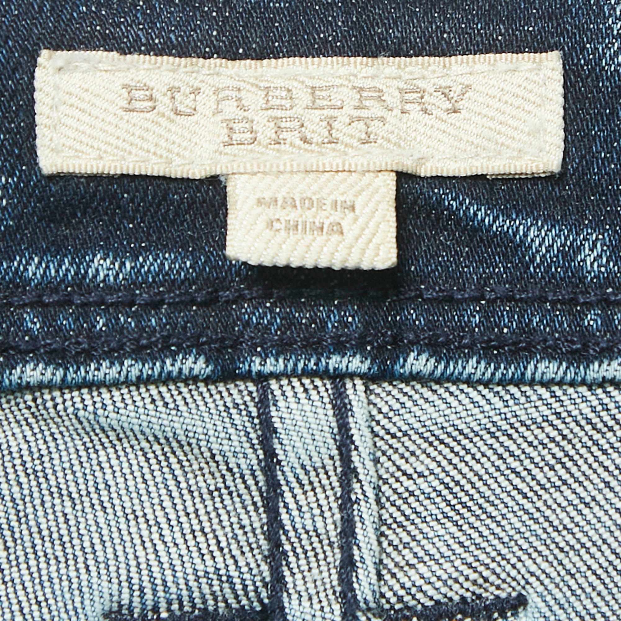 Blue Brit Blue Denim Bexton Skinny Jeans M Waist 27"