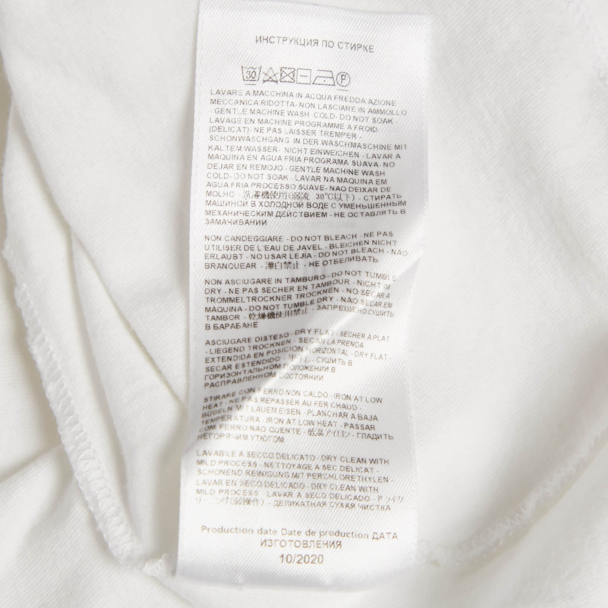 White Applique Jersey Structured Shoulder T - Shirt