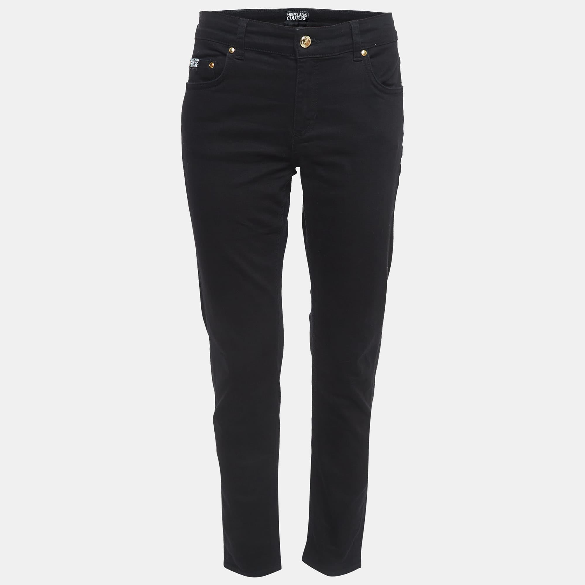 COUTURE Jeans Couture Black Denim Slim Fit Jeans M Waist 30"
