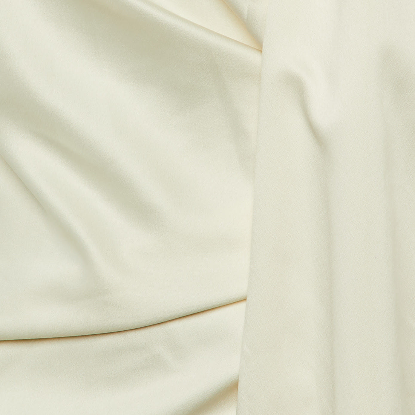 ONE Ivory Satin Sorina One Shoulder Dress