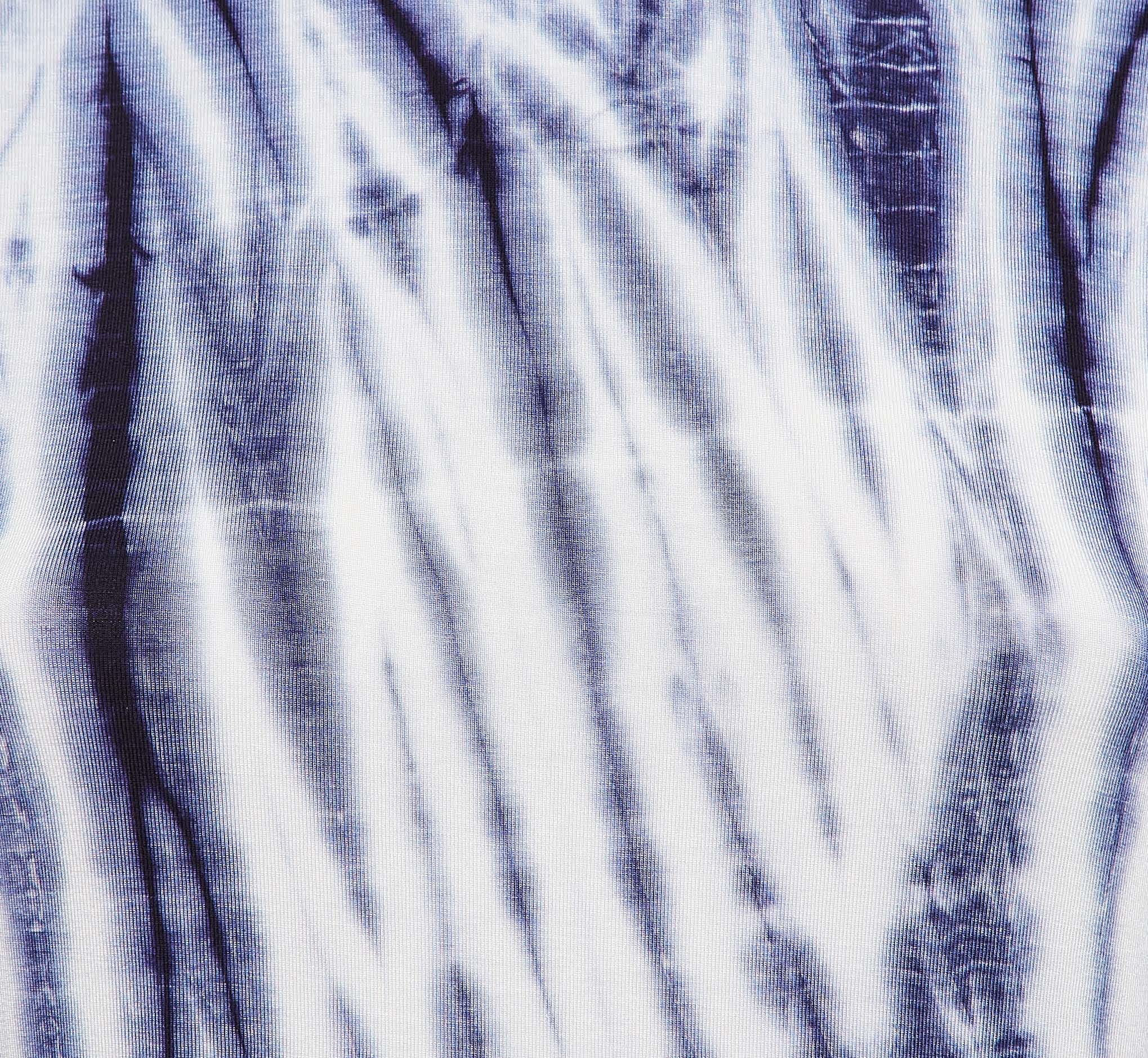 Ninety Percent Blue Tie - Dye Print Tencel Bodysuit