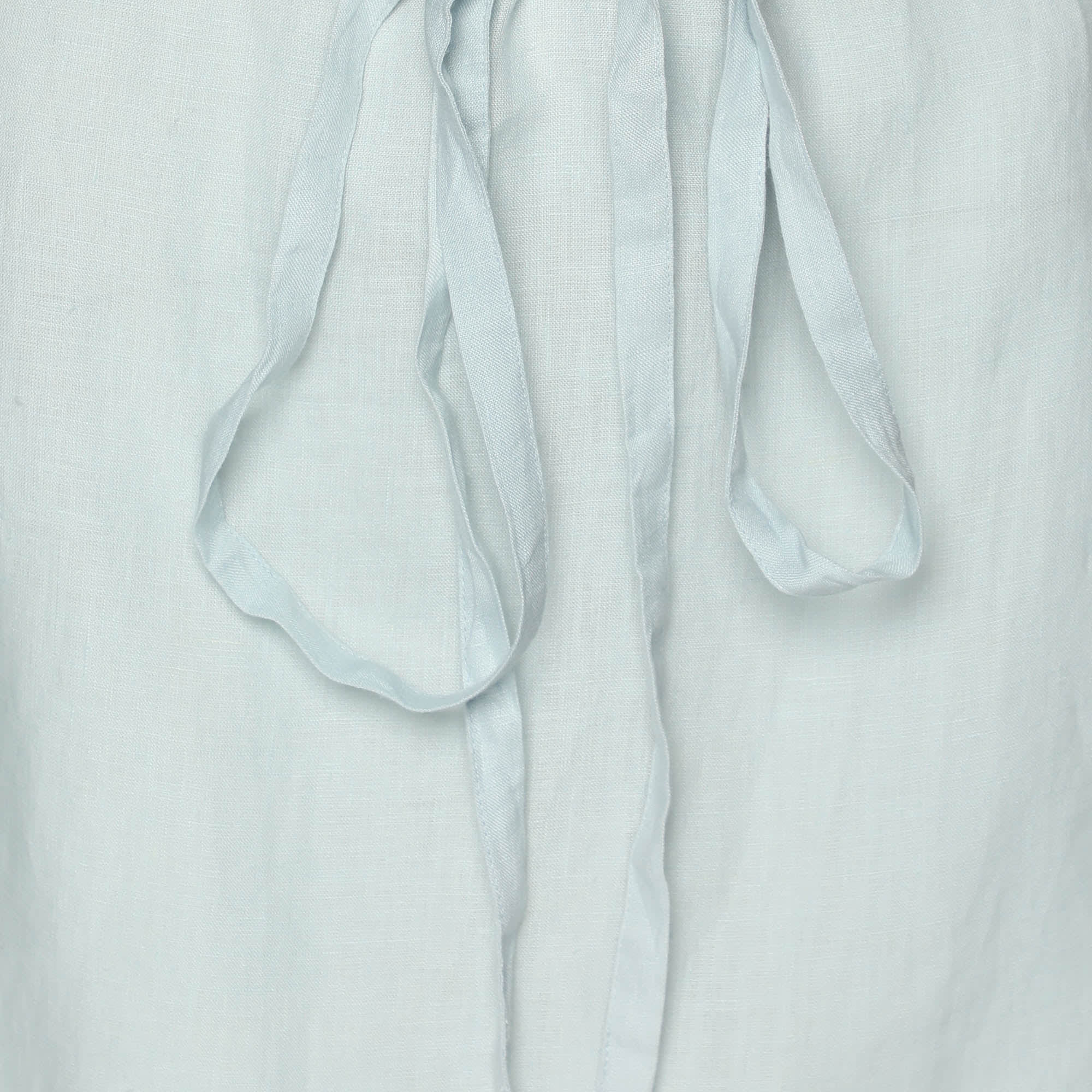 Blue Linen Dress Xxl