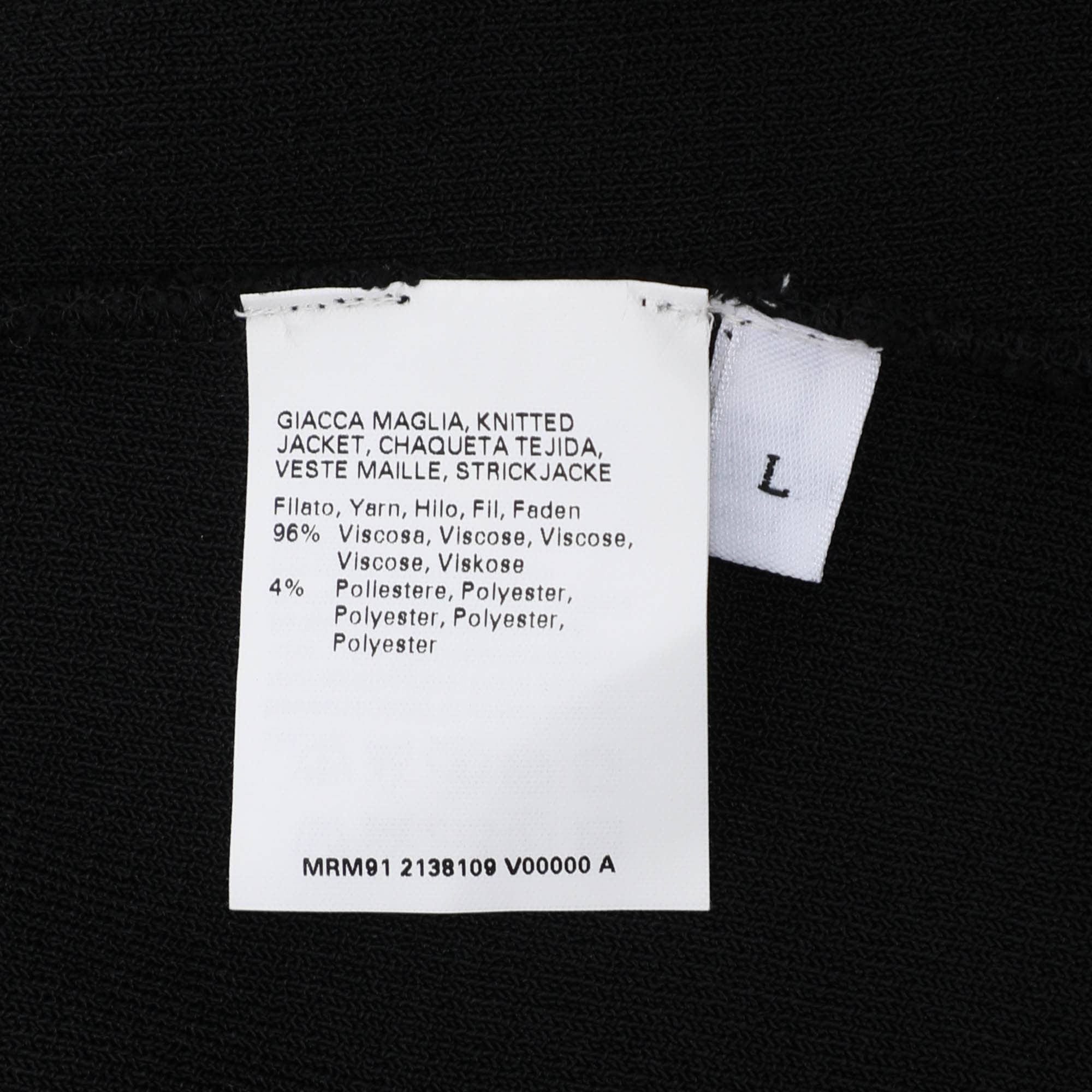 Marina Rinaldi Black Jersey Cardigan Set